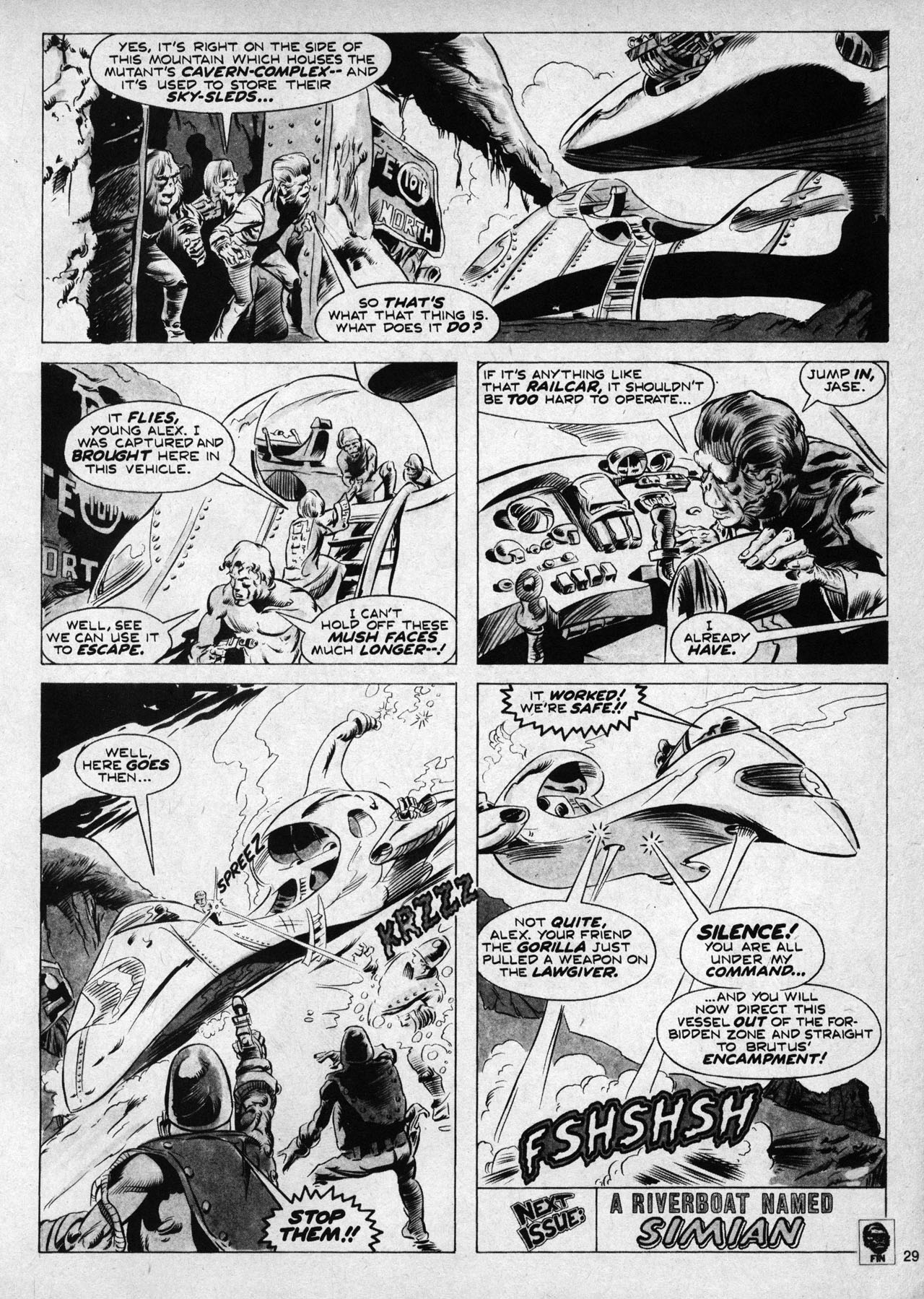 Read online Planet of the Apes comic -  Issue #3 - 29