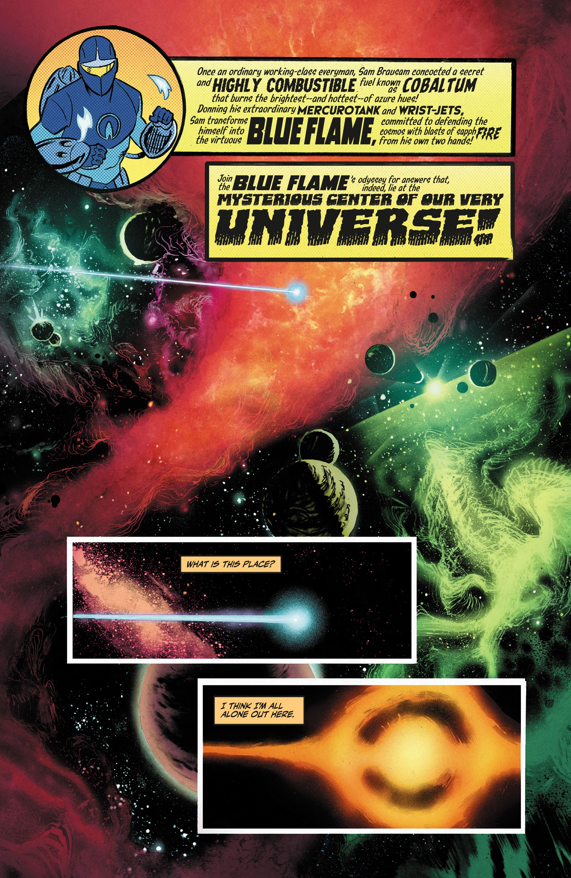 Read online The Blue Flame comic -  Issue #1 - 3