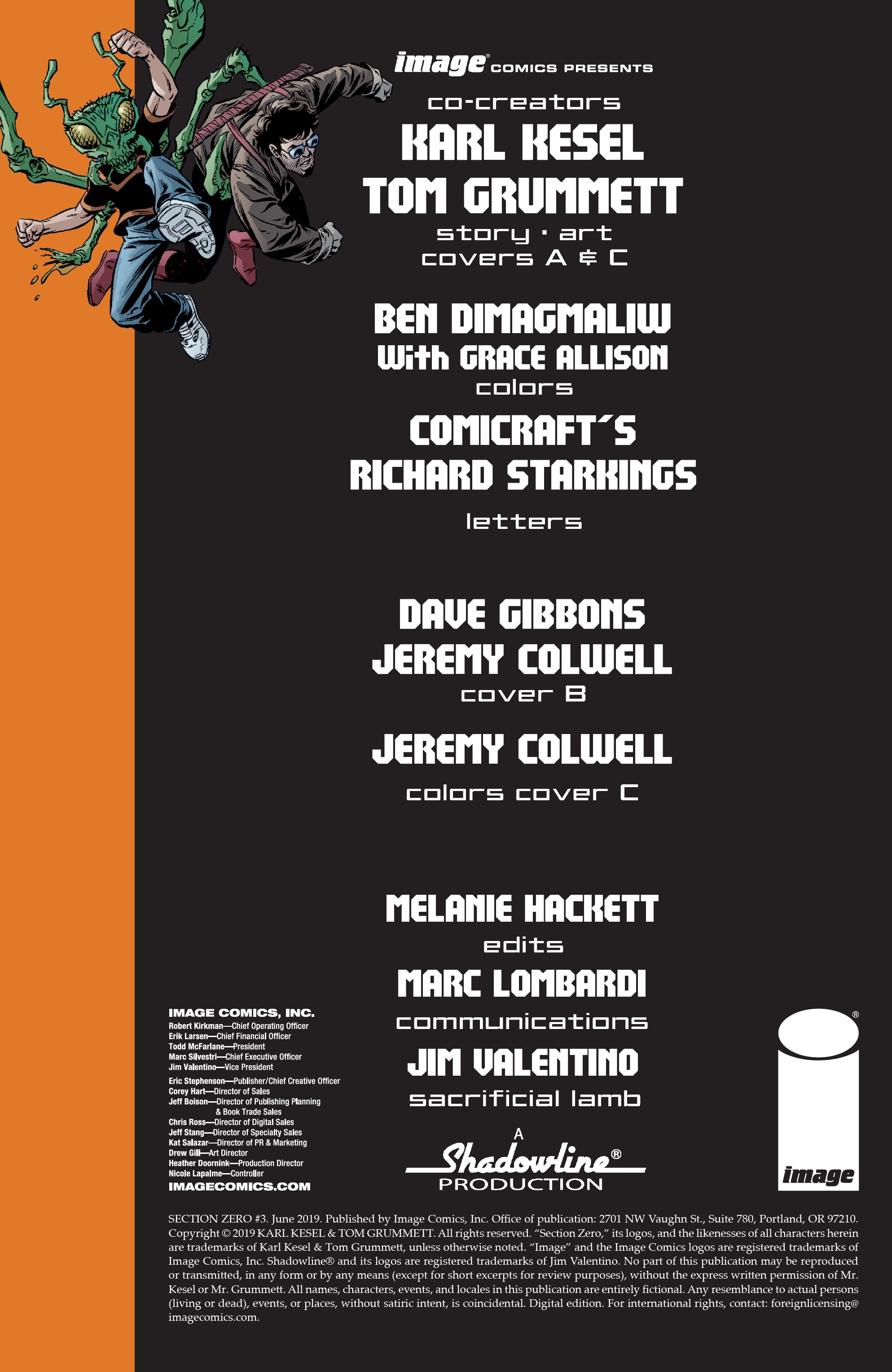 Read online Section Zero (2019) comic -  Issue #3 - 2