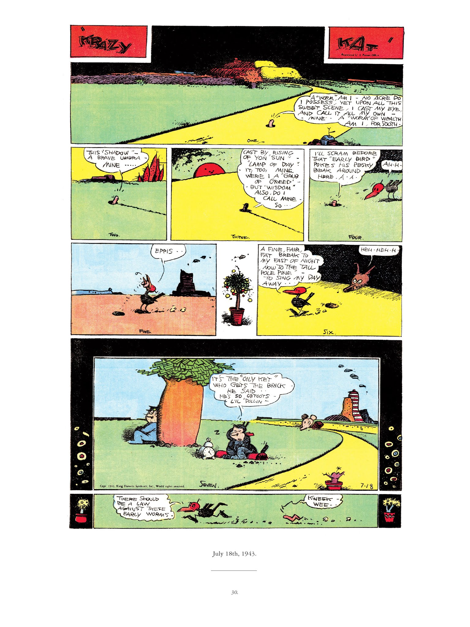 Read online Krazy & Ignatz comic -  Issue # TPB 13 - 56