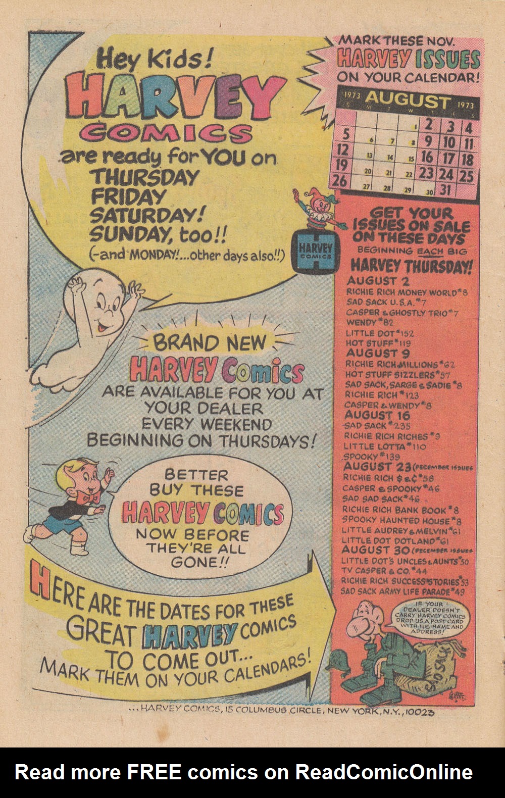 Read online Spooky comic -  Issue #139 - 20