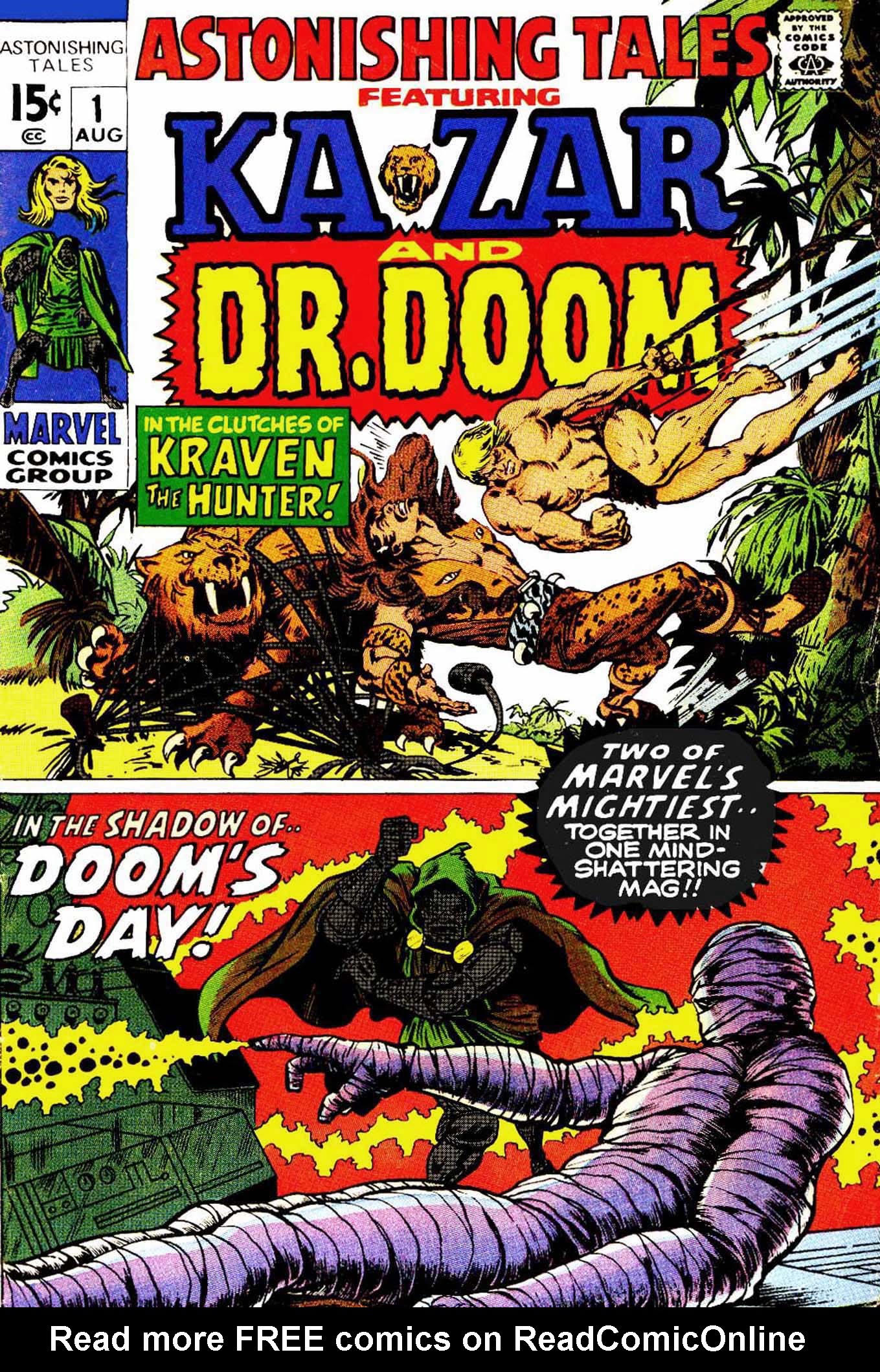 Read online Astonishing Tales (1970) comic -  Issue #1 - 1