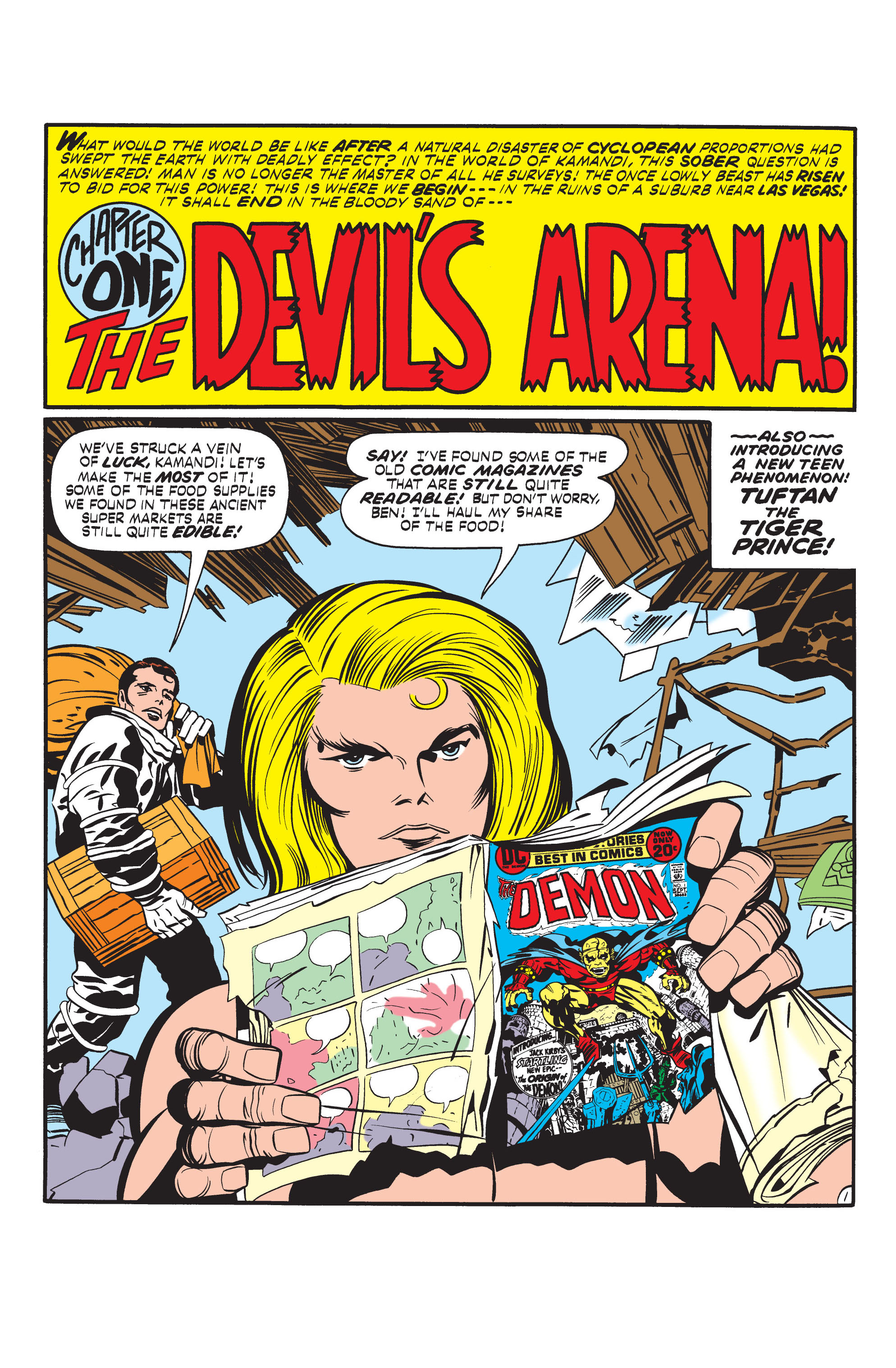 Read online Kamandi, The Last Boy On Earth comic -  Issue #4 - 2