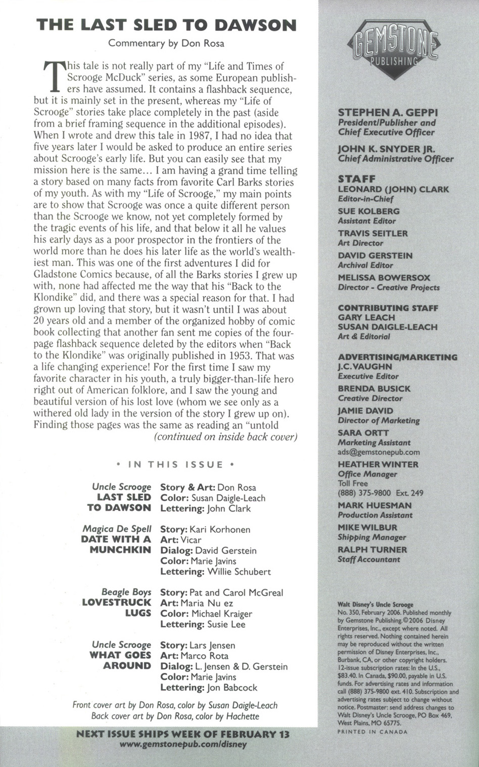 Read online Uncle Scrooge (1953) comic -  Issue #350 - 2