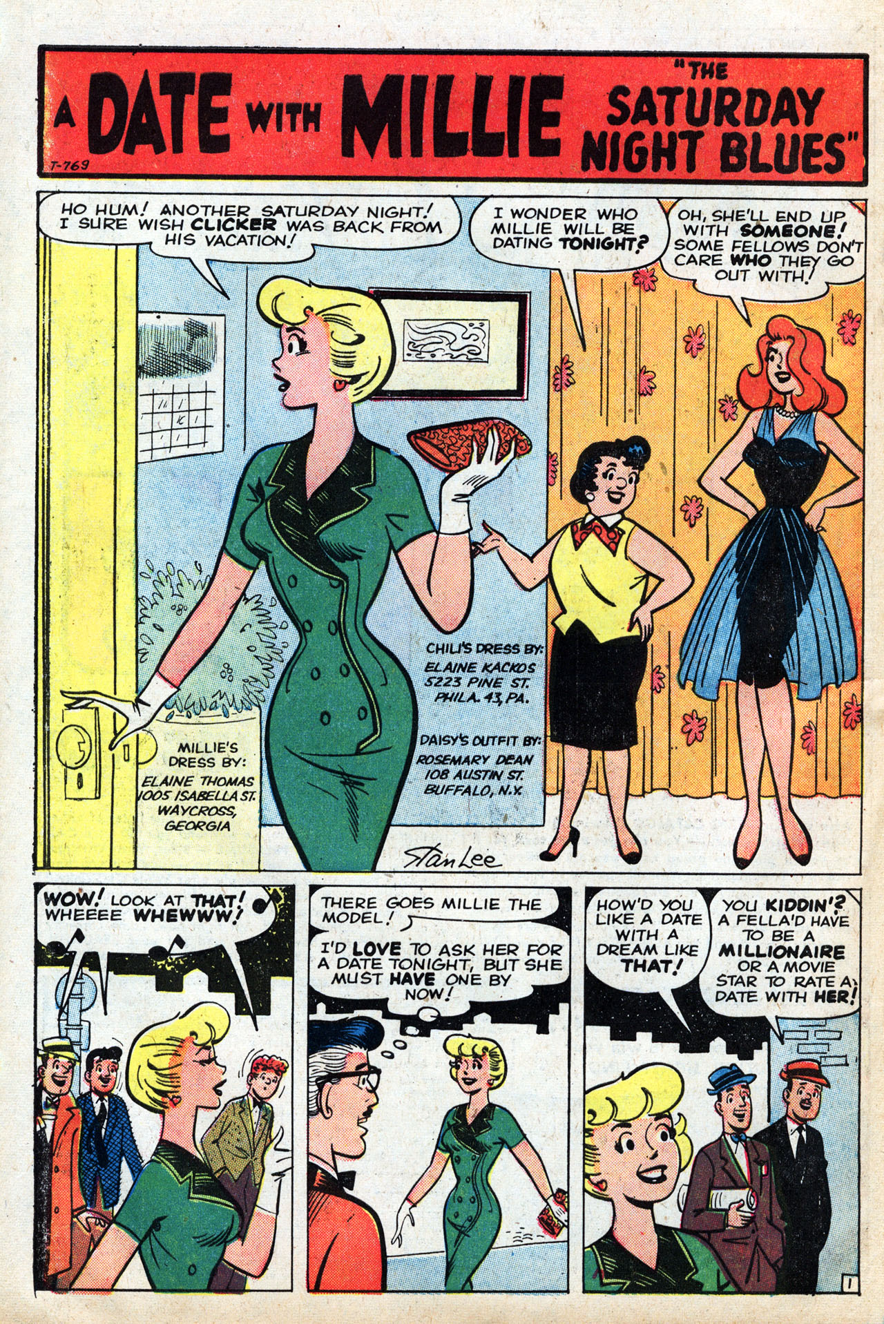Read online A Date with Millie (1959) comic -  Issue #5 - 10