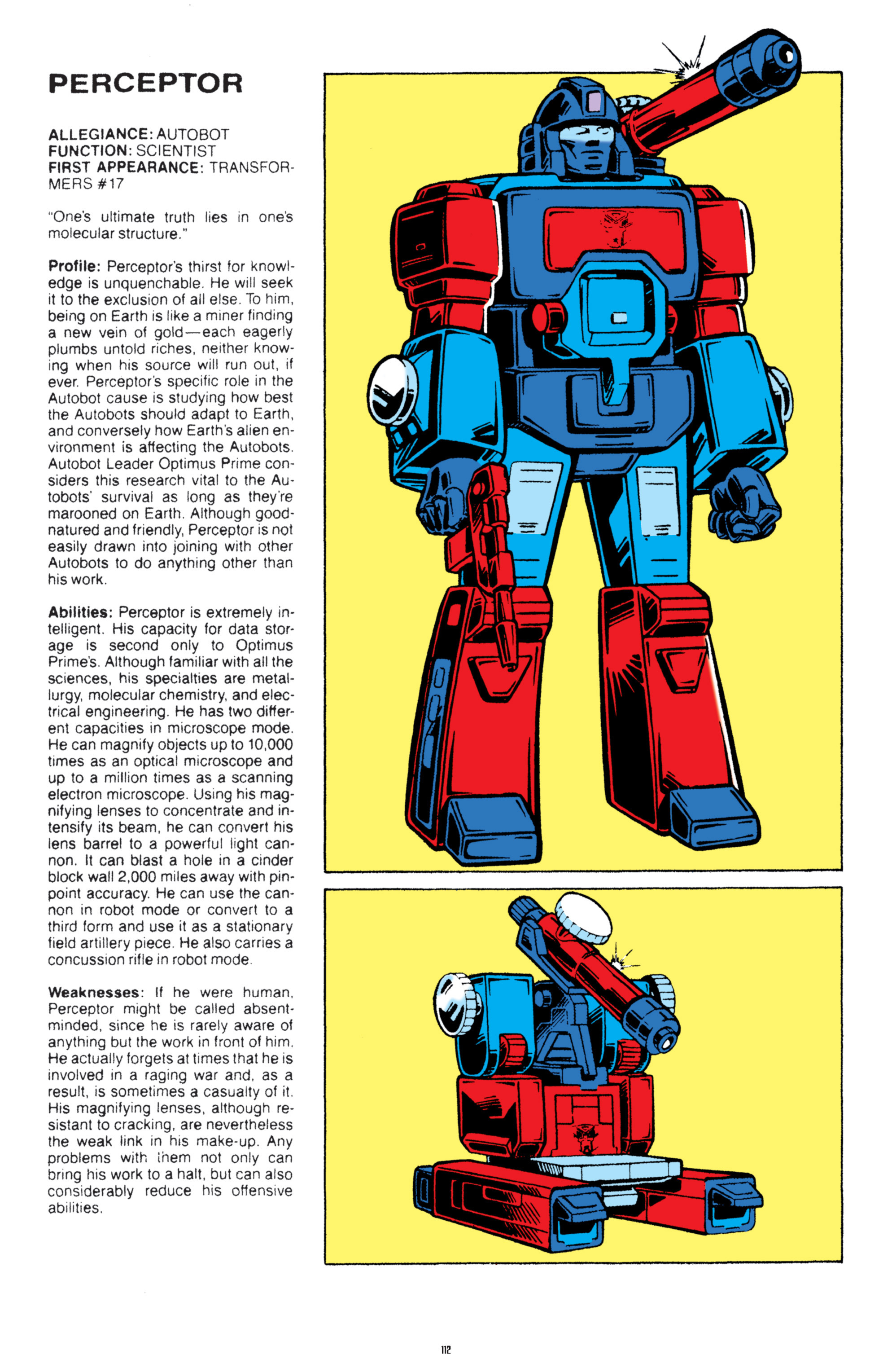 Read online The Transformers Classics comic -  Issue # TPB 8 - 111