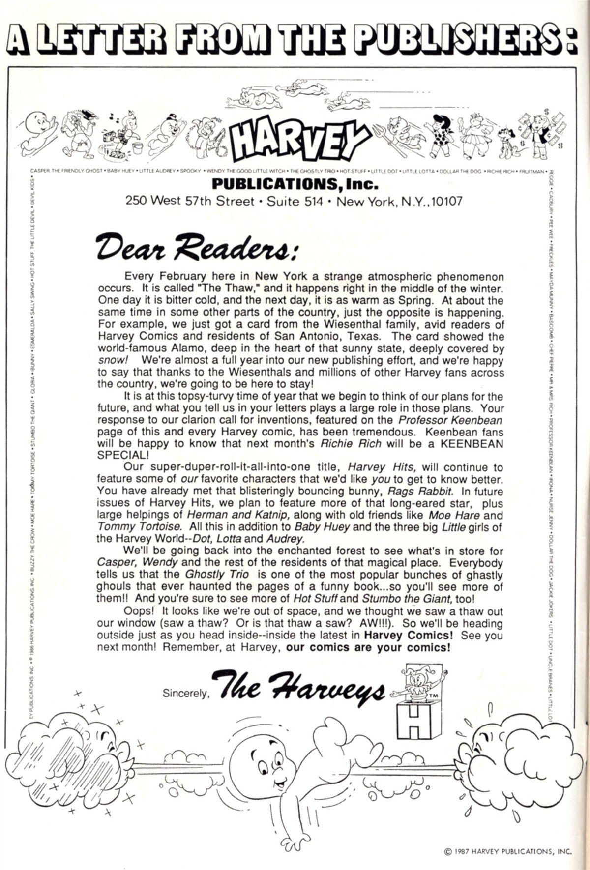 Read online Harvey Hits Comics comic -  Issue #4 - 2