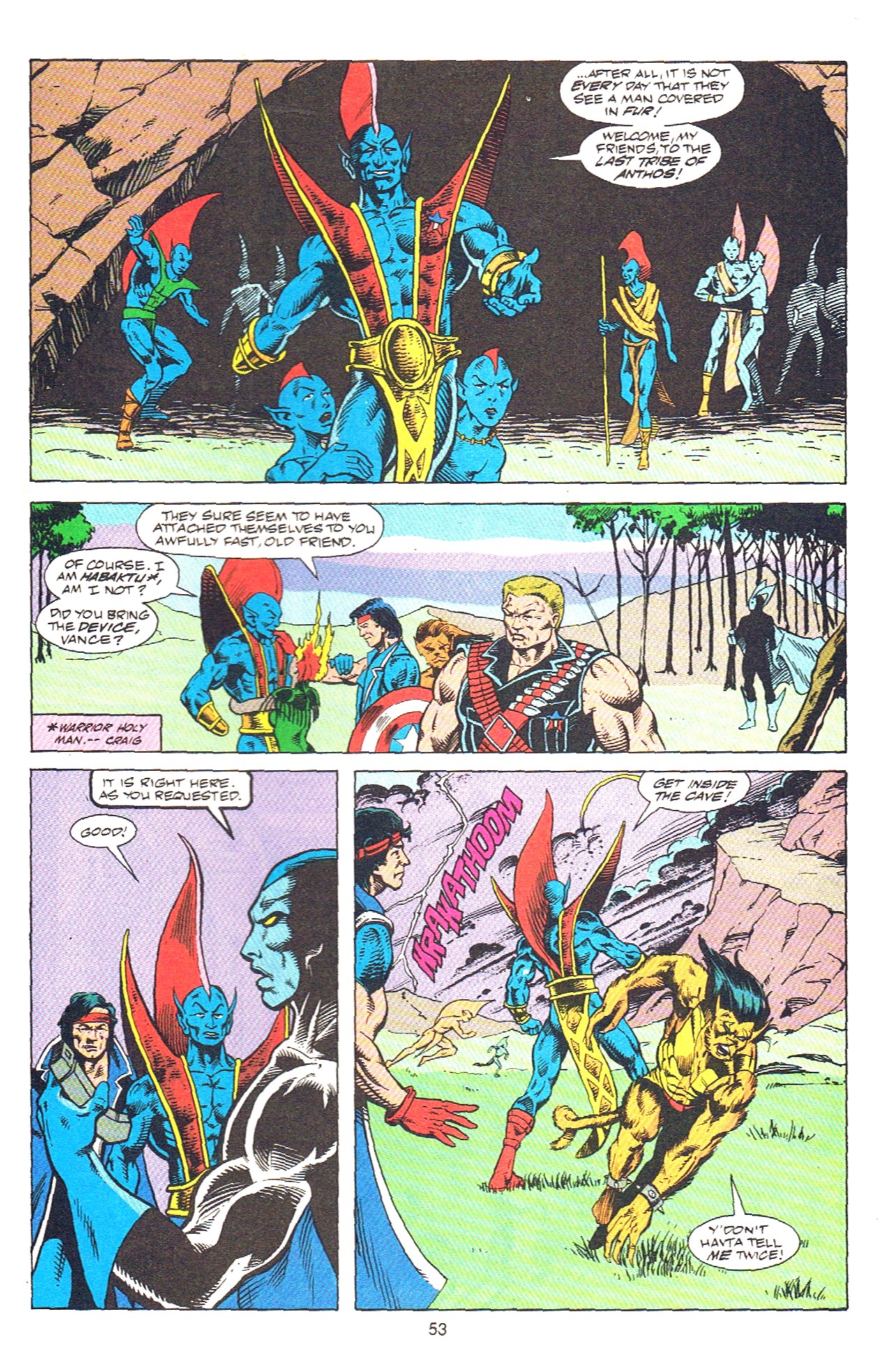 Read online Guardians of the Galaxy (1990) comic -  Issue # _Annual 2 - 53