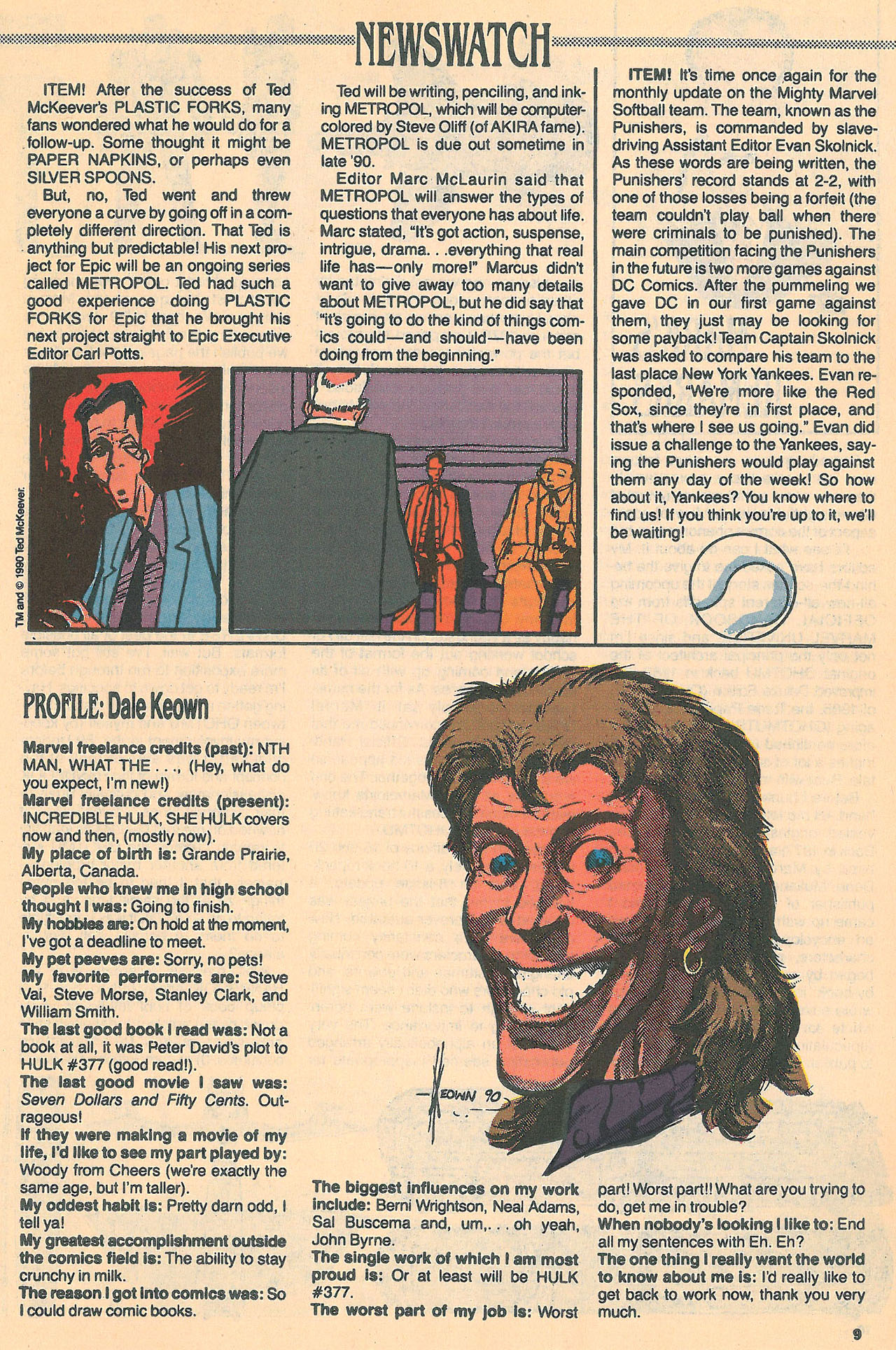 Read online Marvel Age comic -  Issue #94 - 11