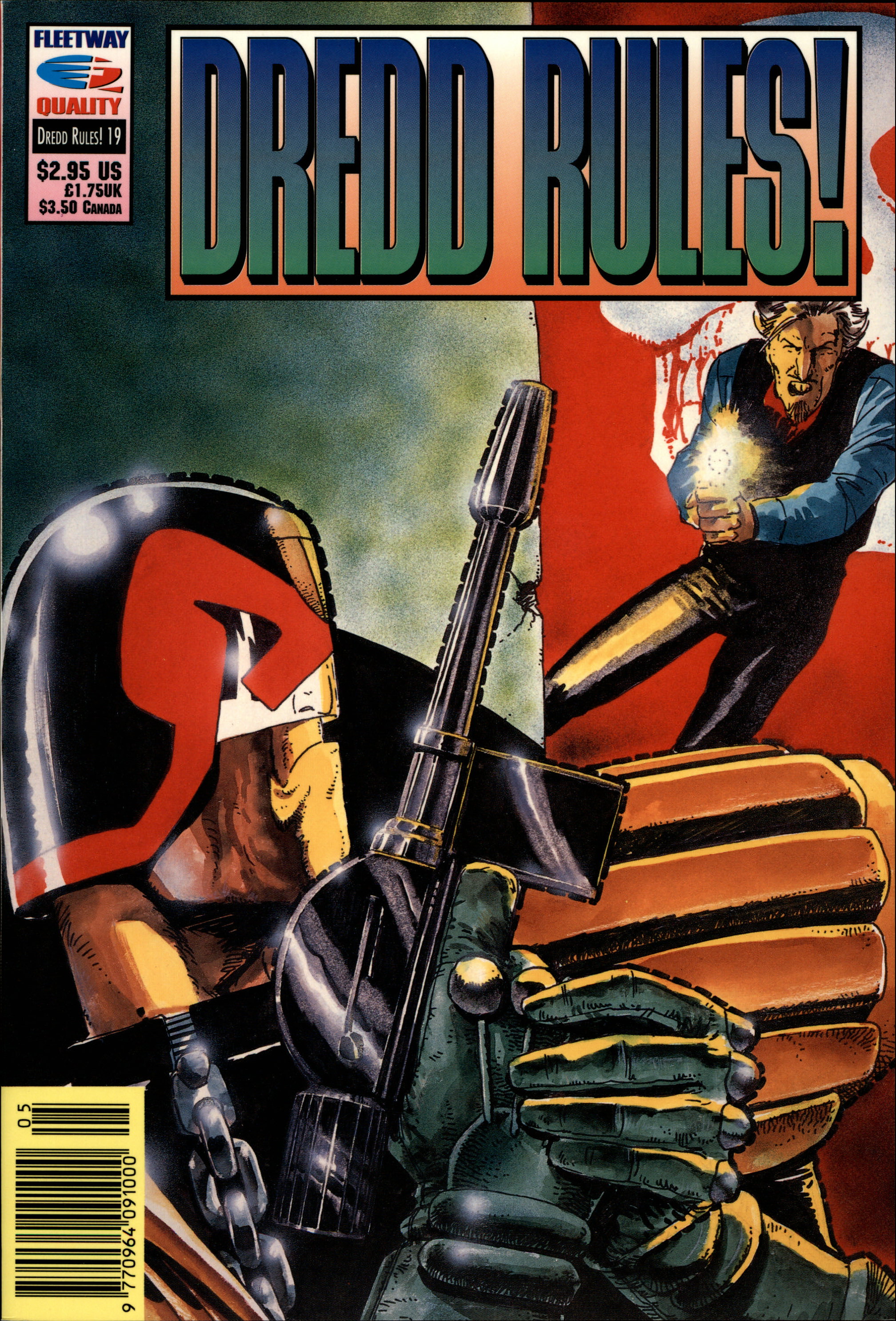 Read online Dredd Rules! comic -  Issue #19 - 1