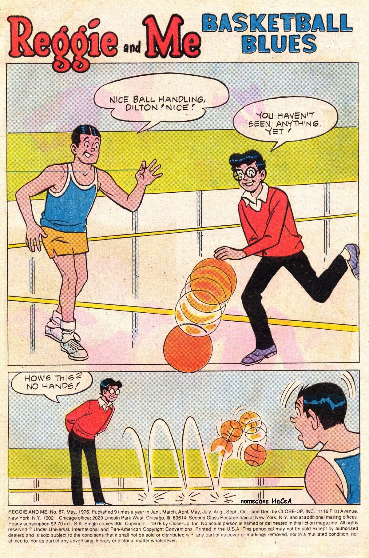 Read online Reggie and Me (1966) comic -  Issue #87 - 2