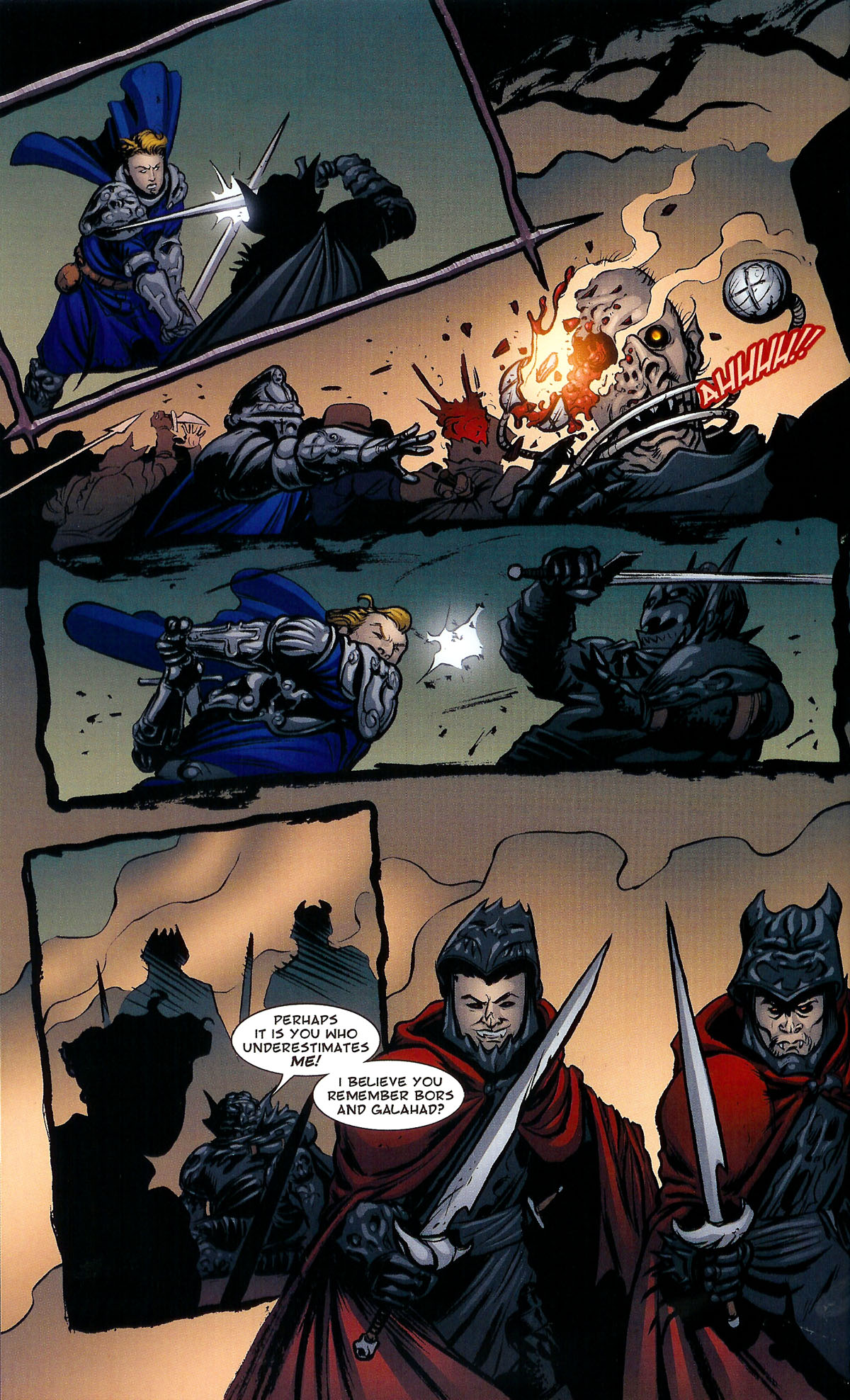 Read online Dracula vs King Arthur comic -  Issue #4 - 42
