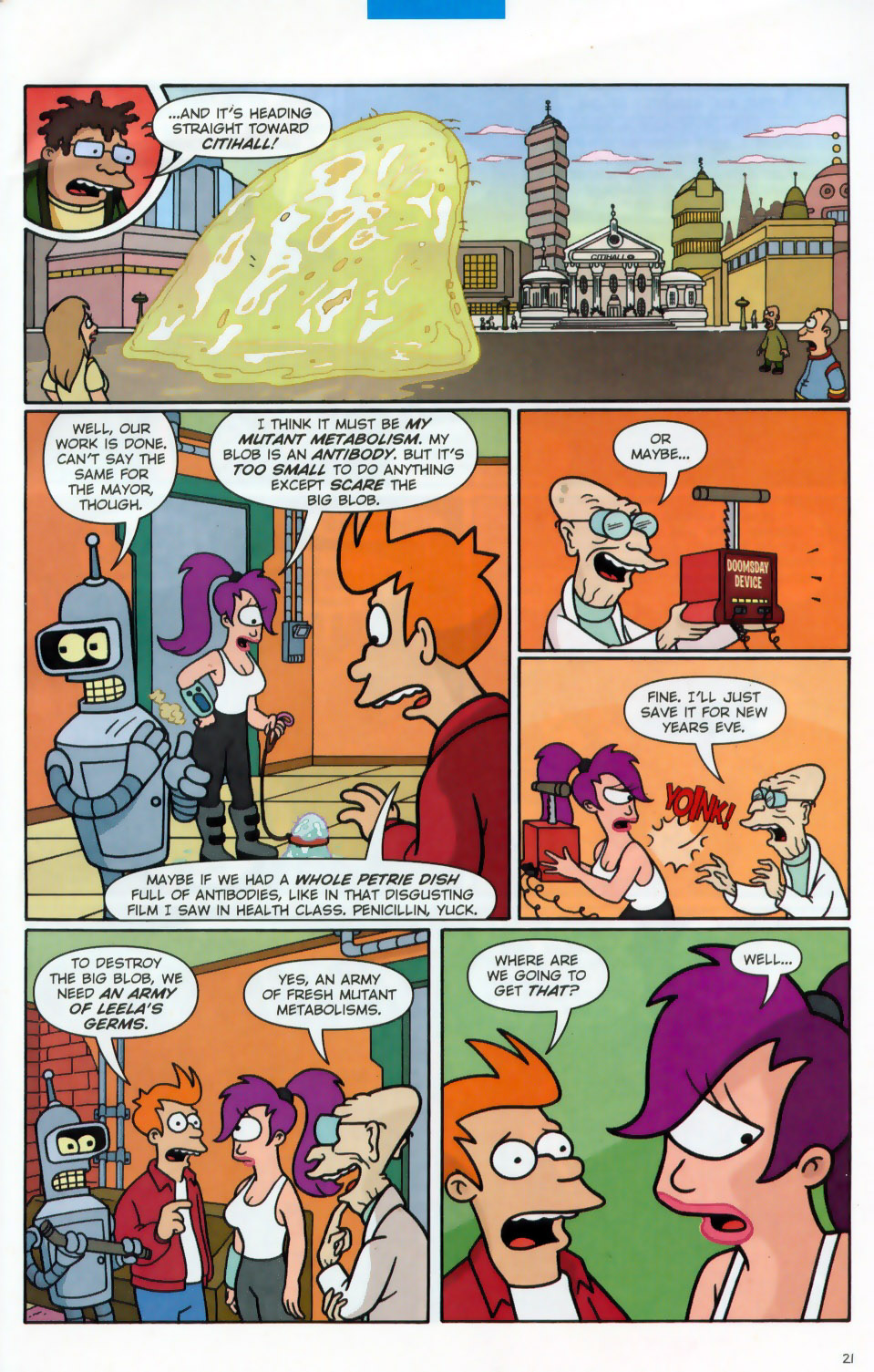Read online Futurama Comics comic -  Issue #11 - 22