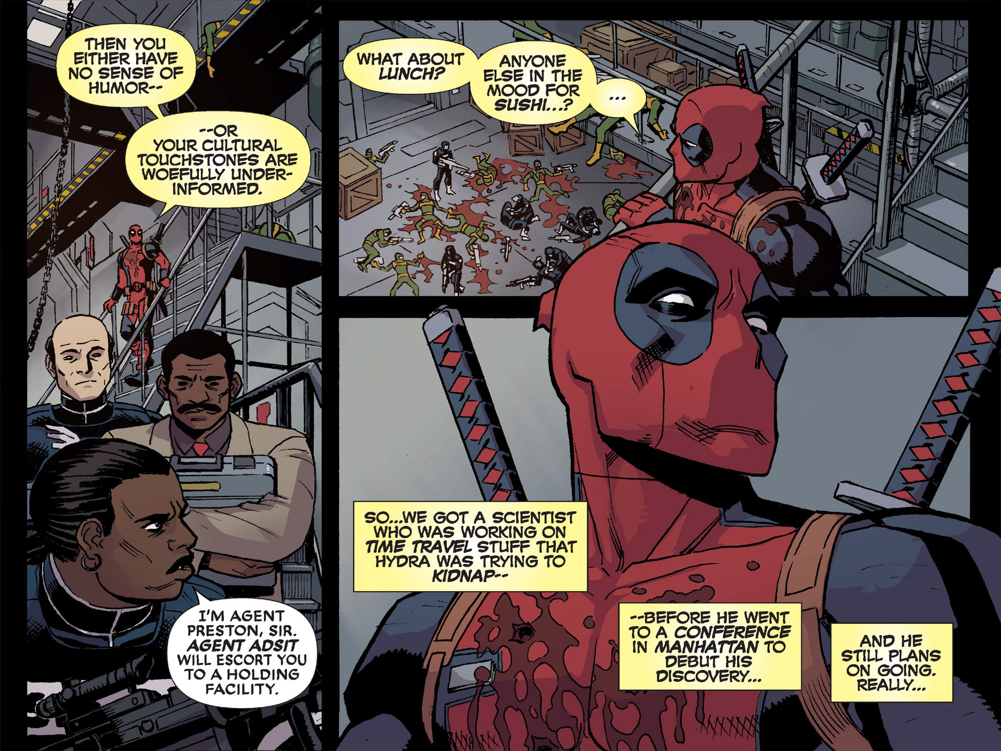 Read online Deadpool & Cable: Split Second Infinite Comic comic -  Issue #1 - 23