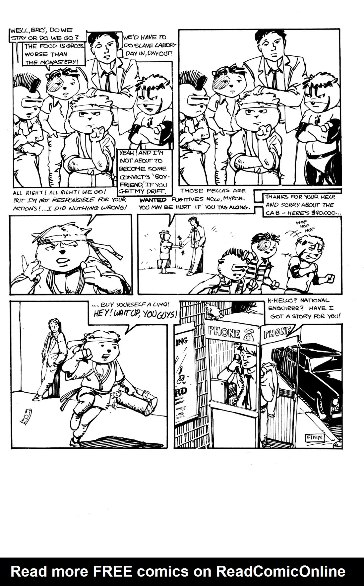 Read online Adolescent Radioactive Black Belt Hamsters comic -  Issue #3 - 27
