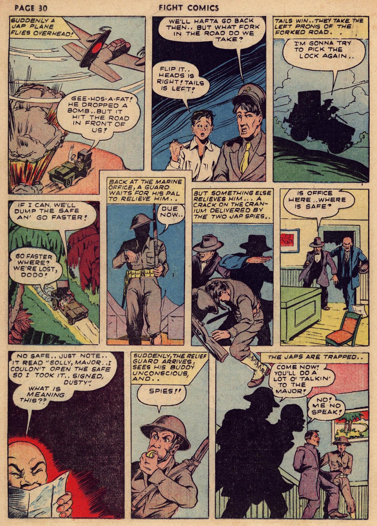 Read online Fight Comics comic -  Issue #24 - 32