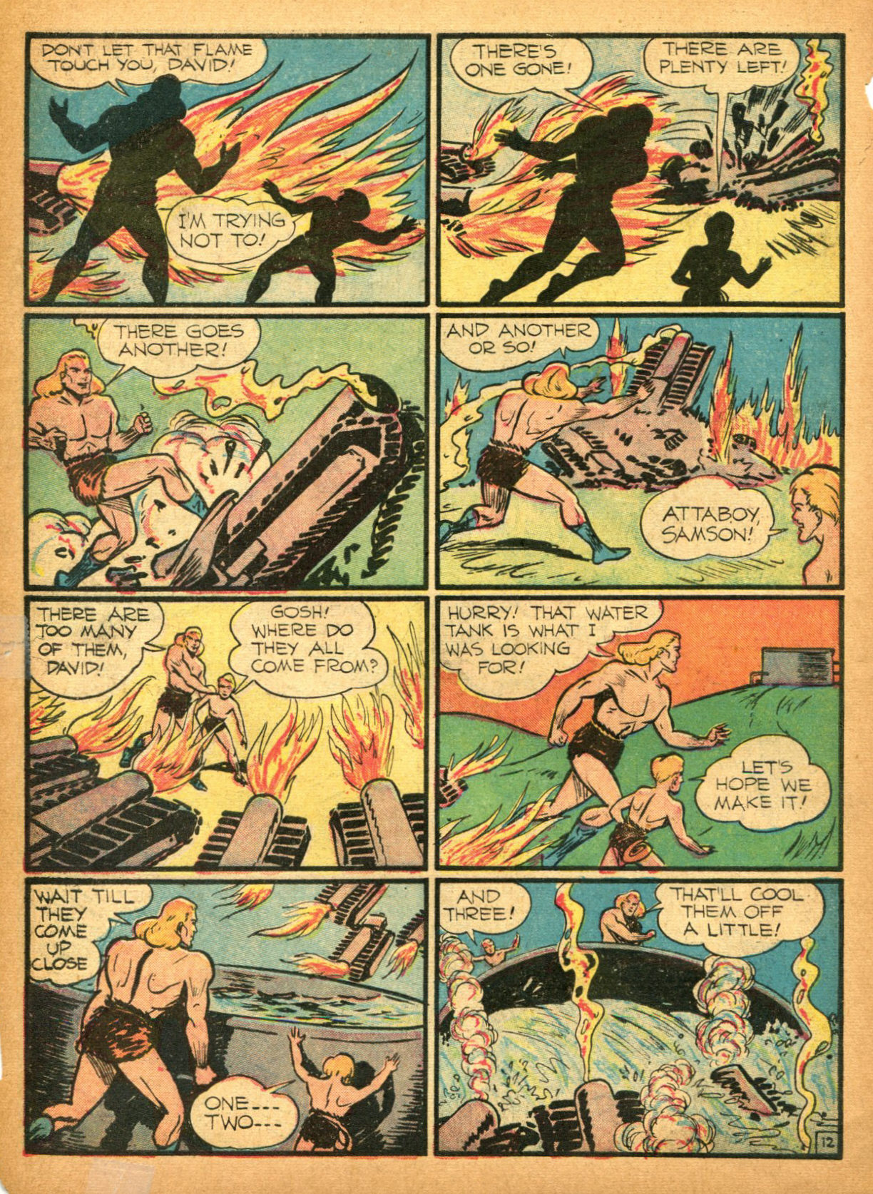 Read online Samson (1940) comic -  Issue #2 - 13
