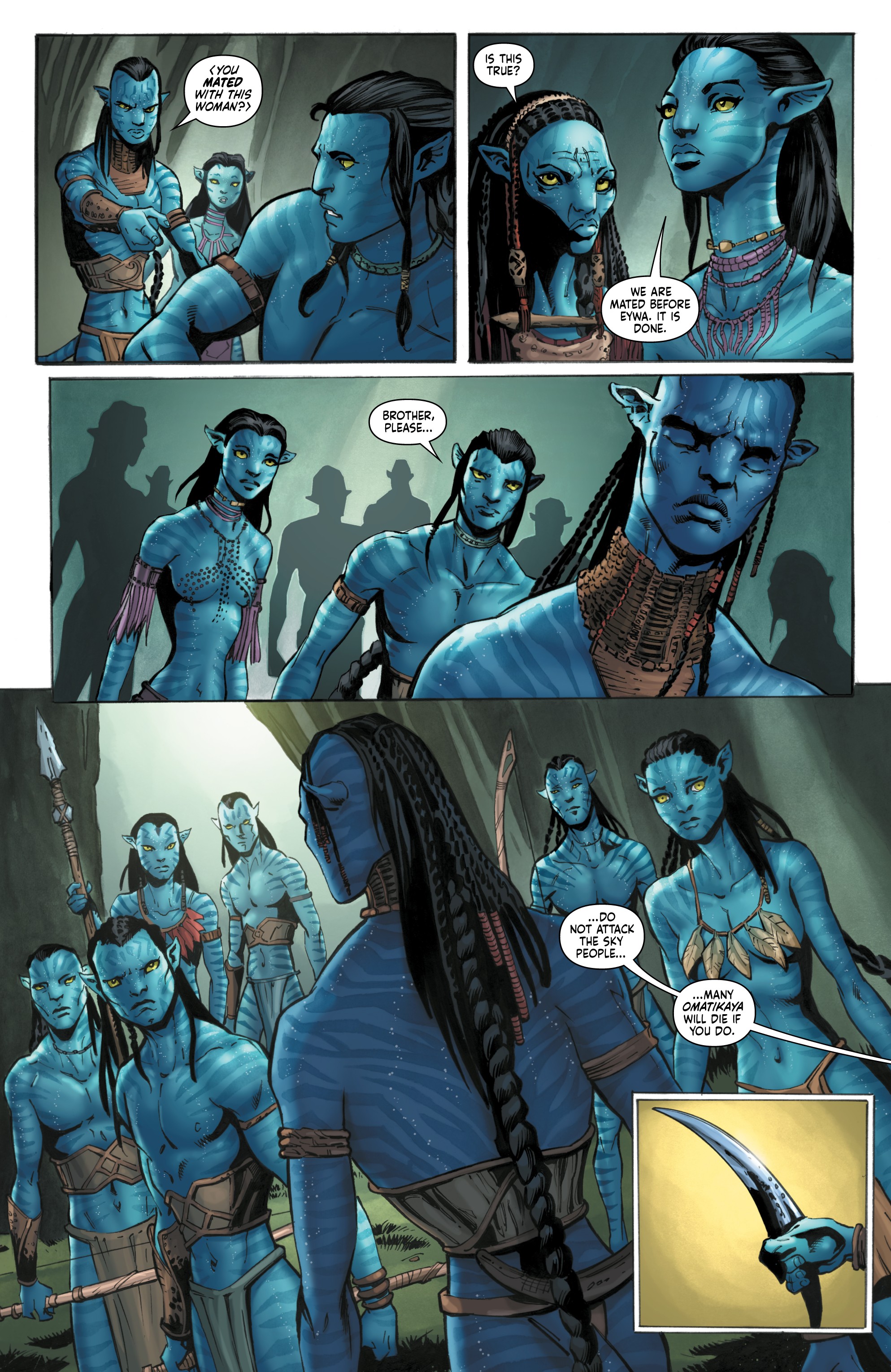 Read online Avatar: Tsu'tey's Path comic -  Issue #3 - 21