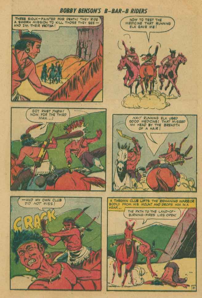 Read online Bobby Benson's B-Bar-B Riders comic -  Issue #13 - 22