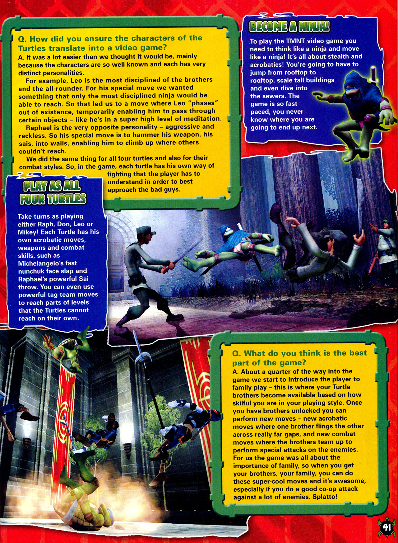 Read online Teenage Mutant Ninja Turtles Comic comic -  Issue #1 - 35