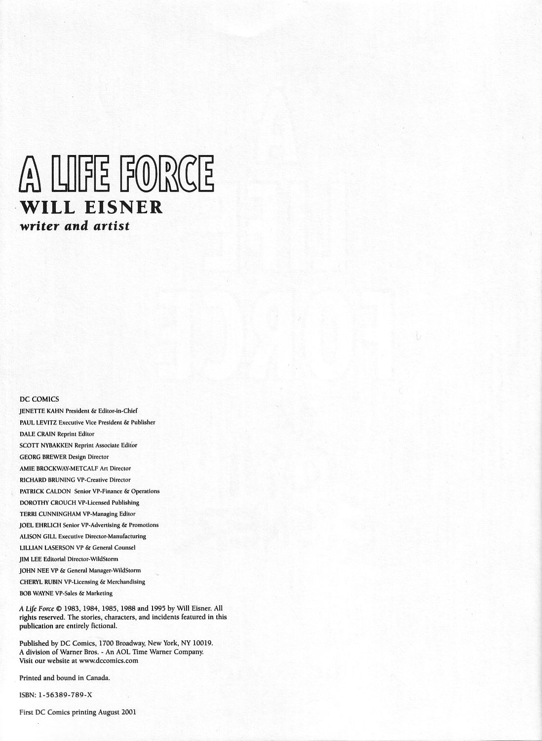 Read online A Life Force comic -  Issue #A Life Force TPB - 3
