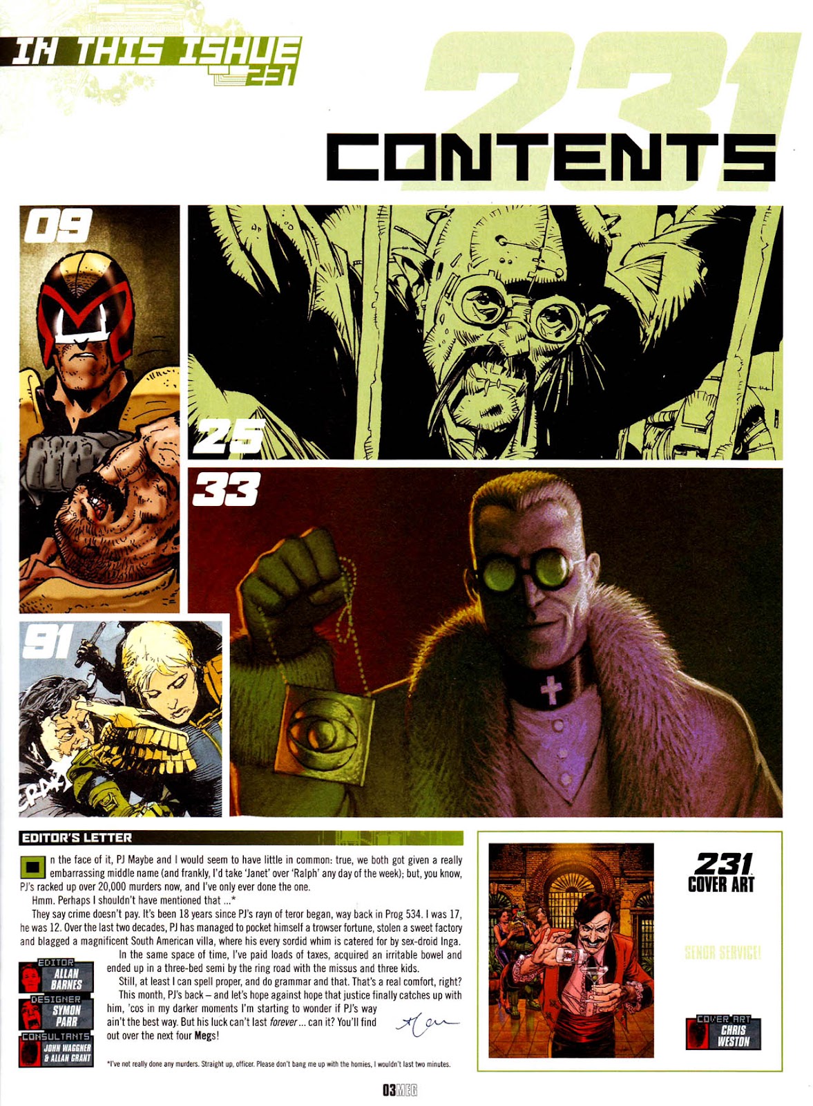 Judge Dredd Megazine (Vol. 5) issue 231 - Page 3