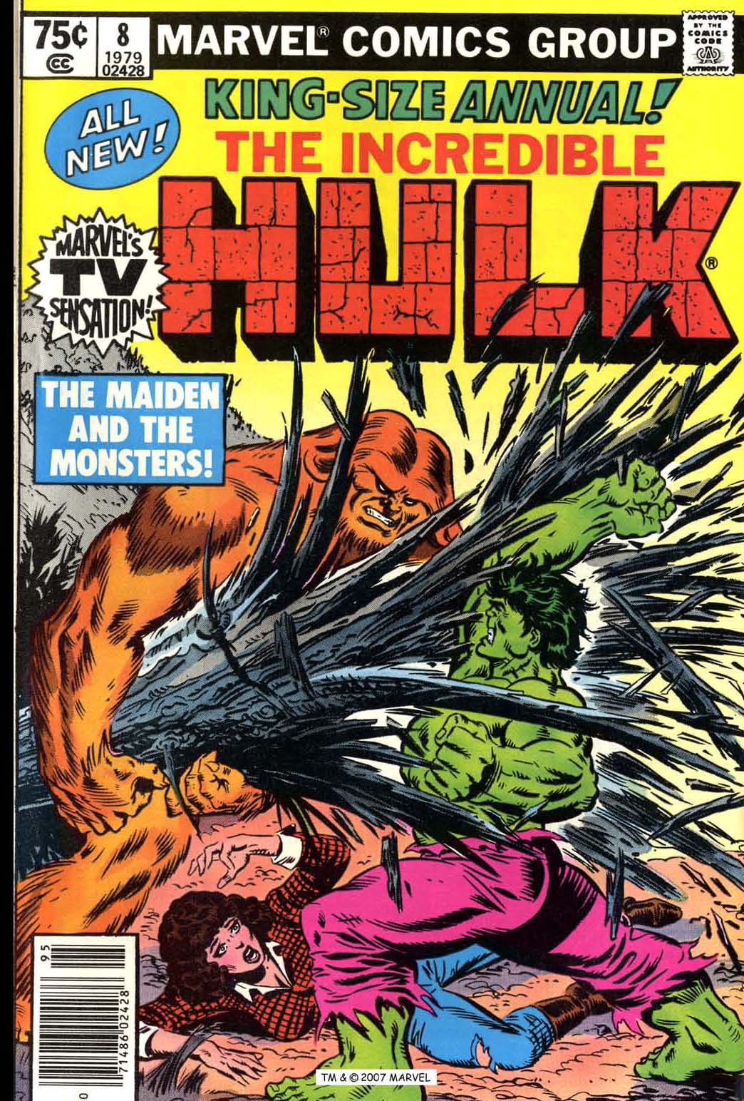 Read online The Incredible Hulk Annual comic -  Issue #8 - 1