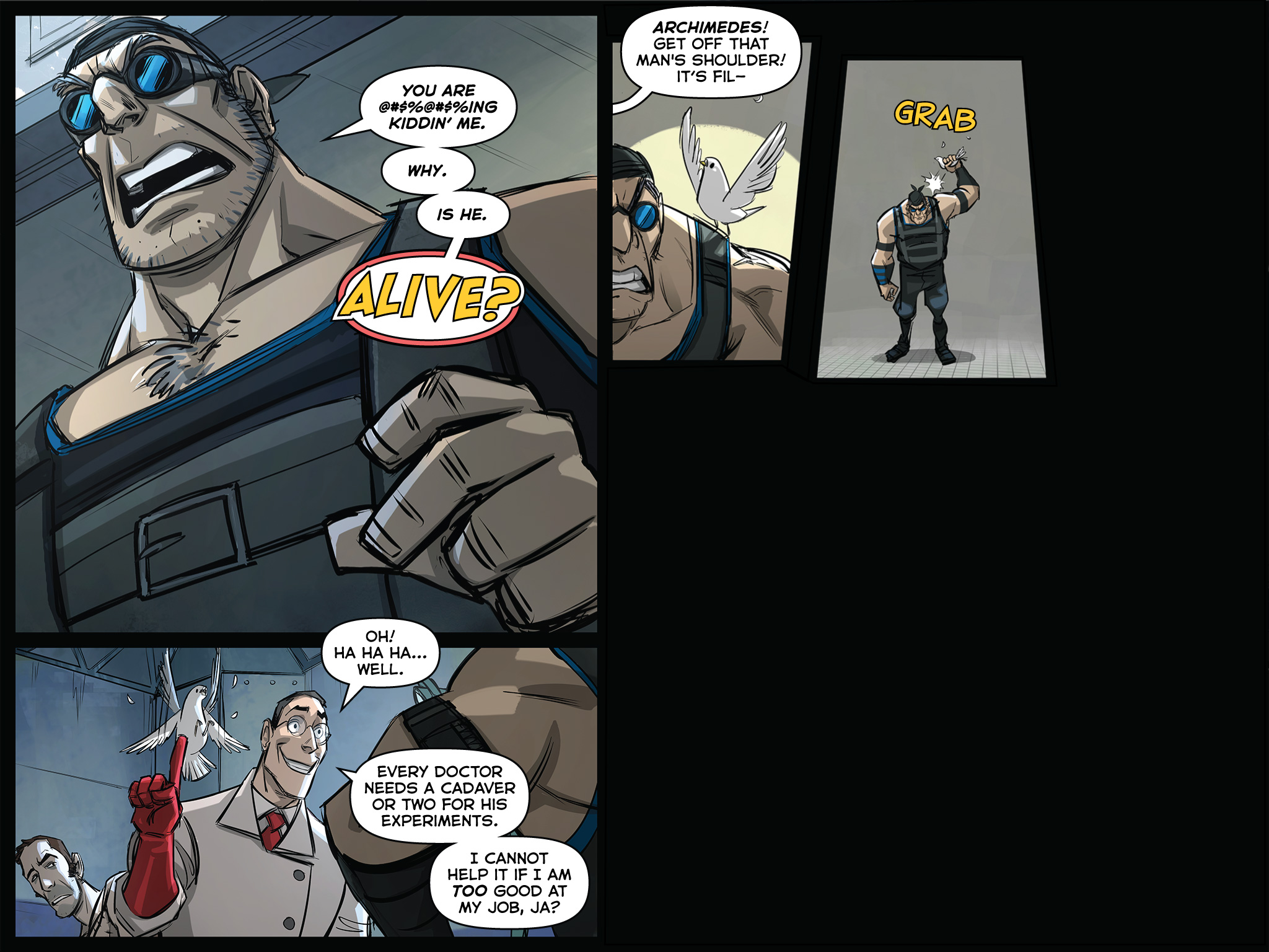 Read online Team Fortress 2 comic -  Issue #5 - 71
