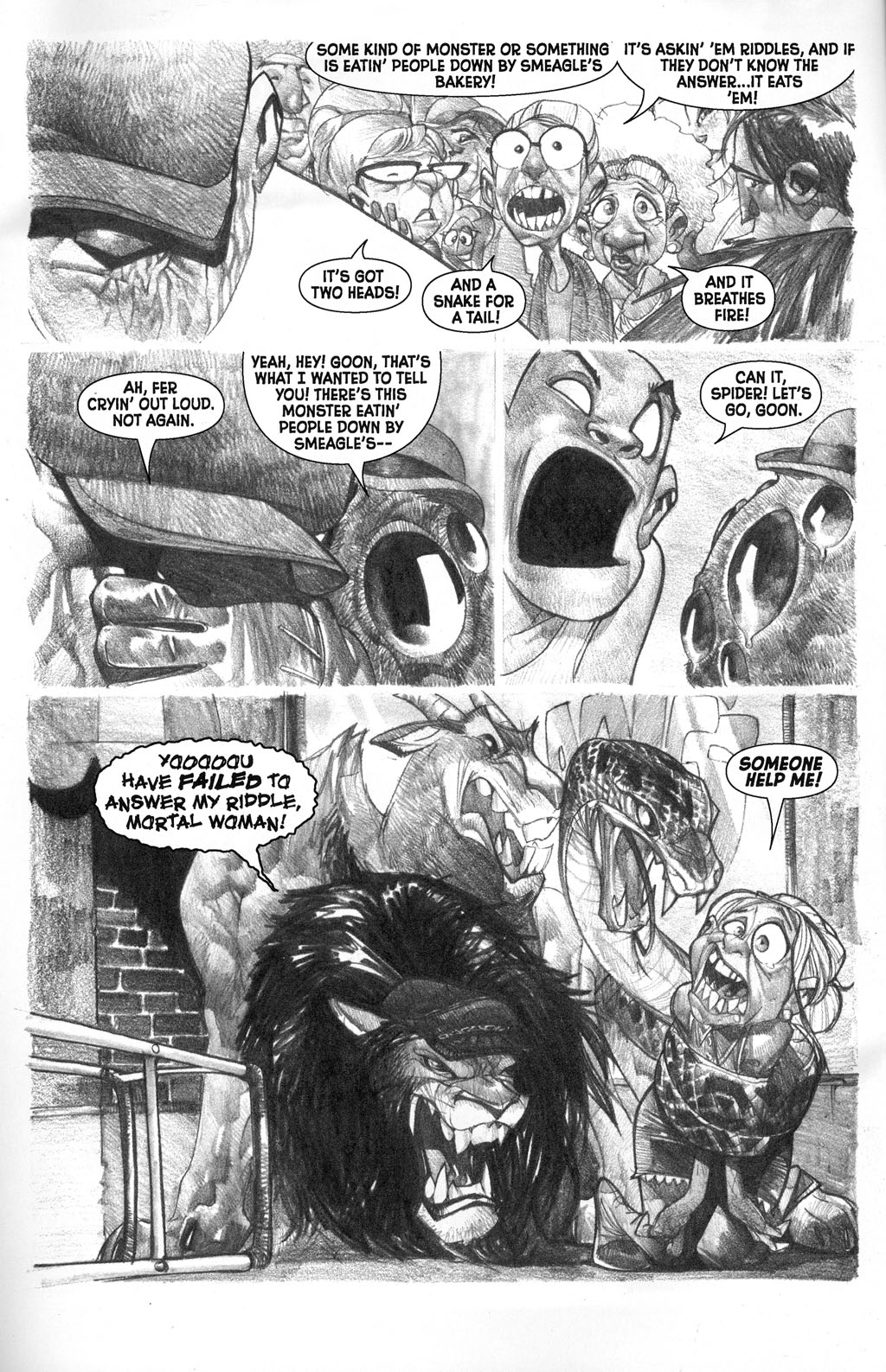 Read online The Goon Noir comic -  Issue #3 - 4