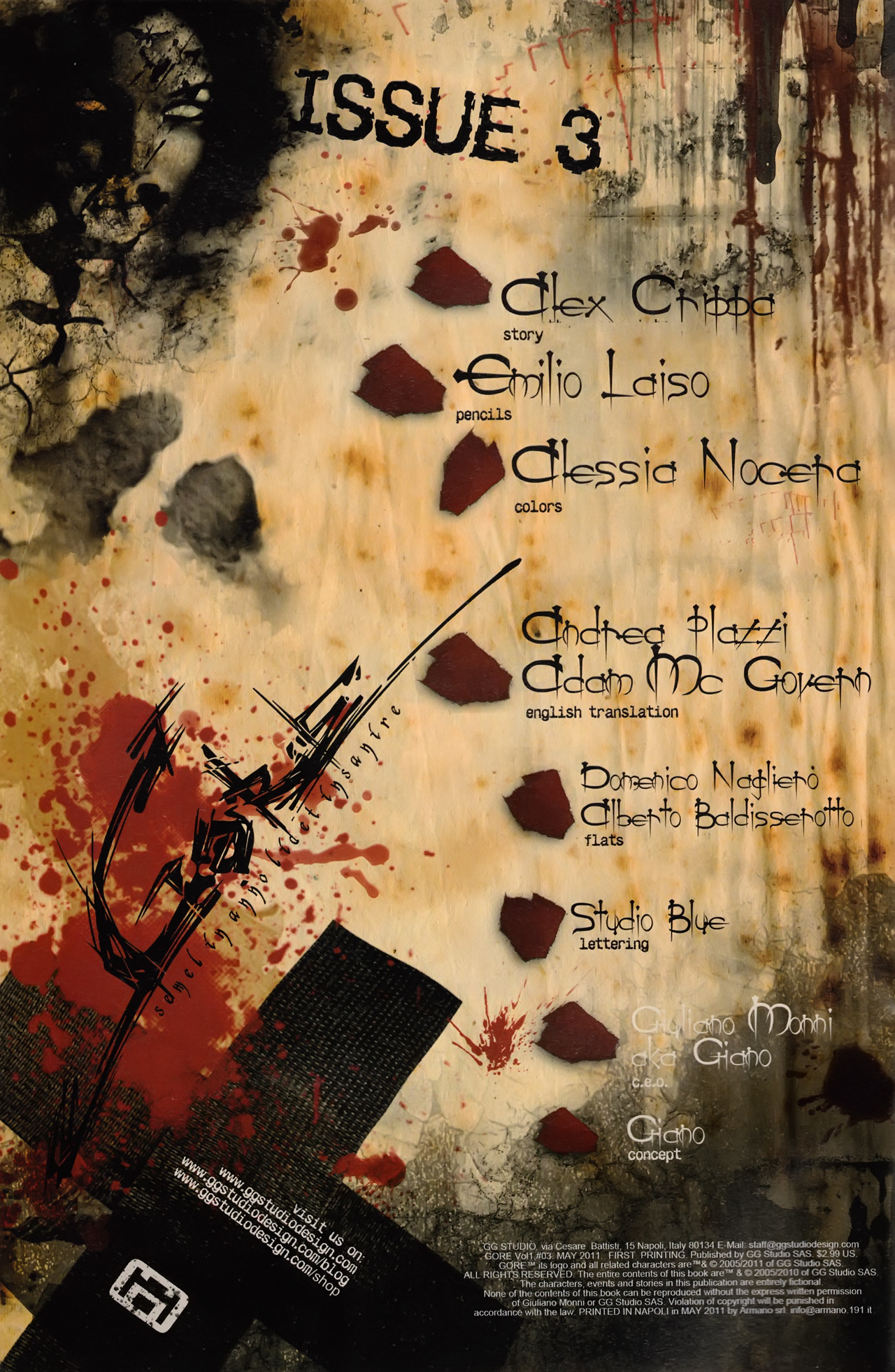Read online Gore comic -  Issue #3 - 2