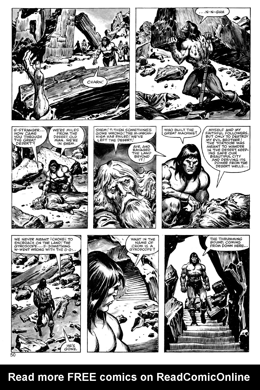 Read online The Savage Sword Of Conan comic -  Issue #72 - 50