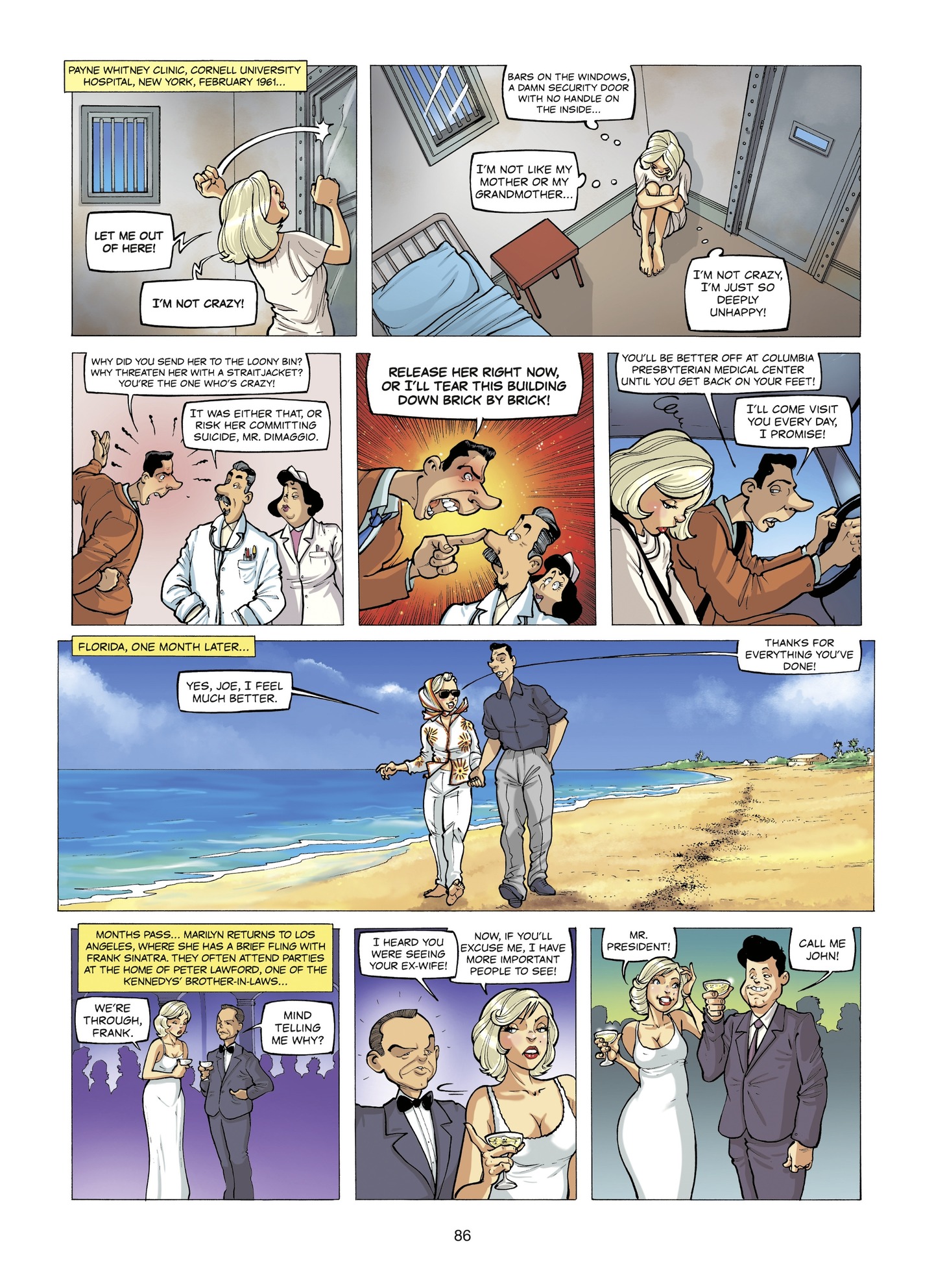 Read online The Stars of History: Marilyn Monroe comic -  Issue # TPB - 86