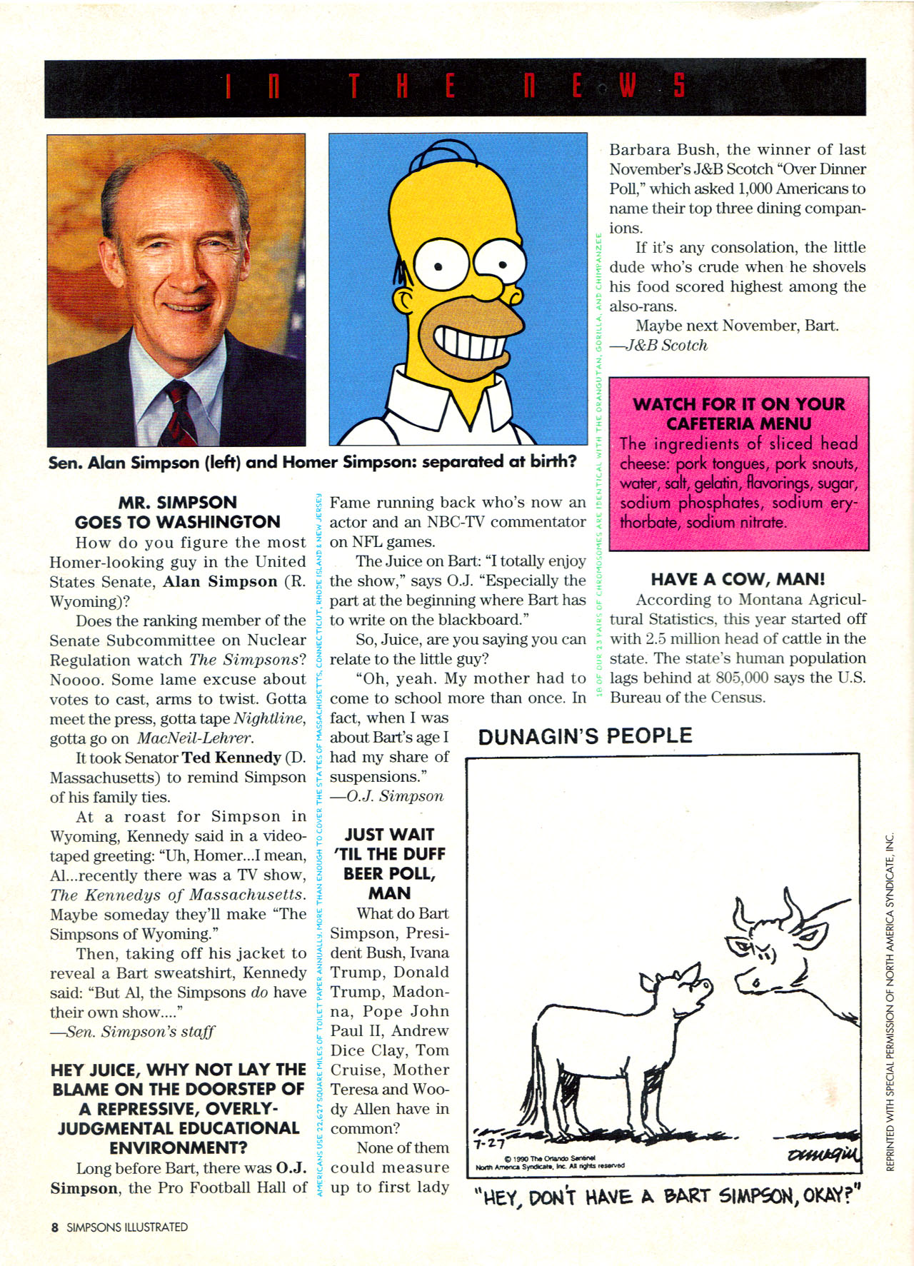 Read online Simpsons Illustrated (1991) comic -  Issue #1 - 8