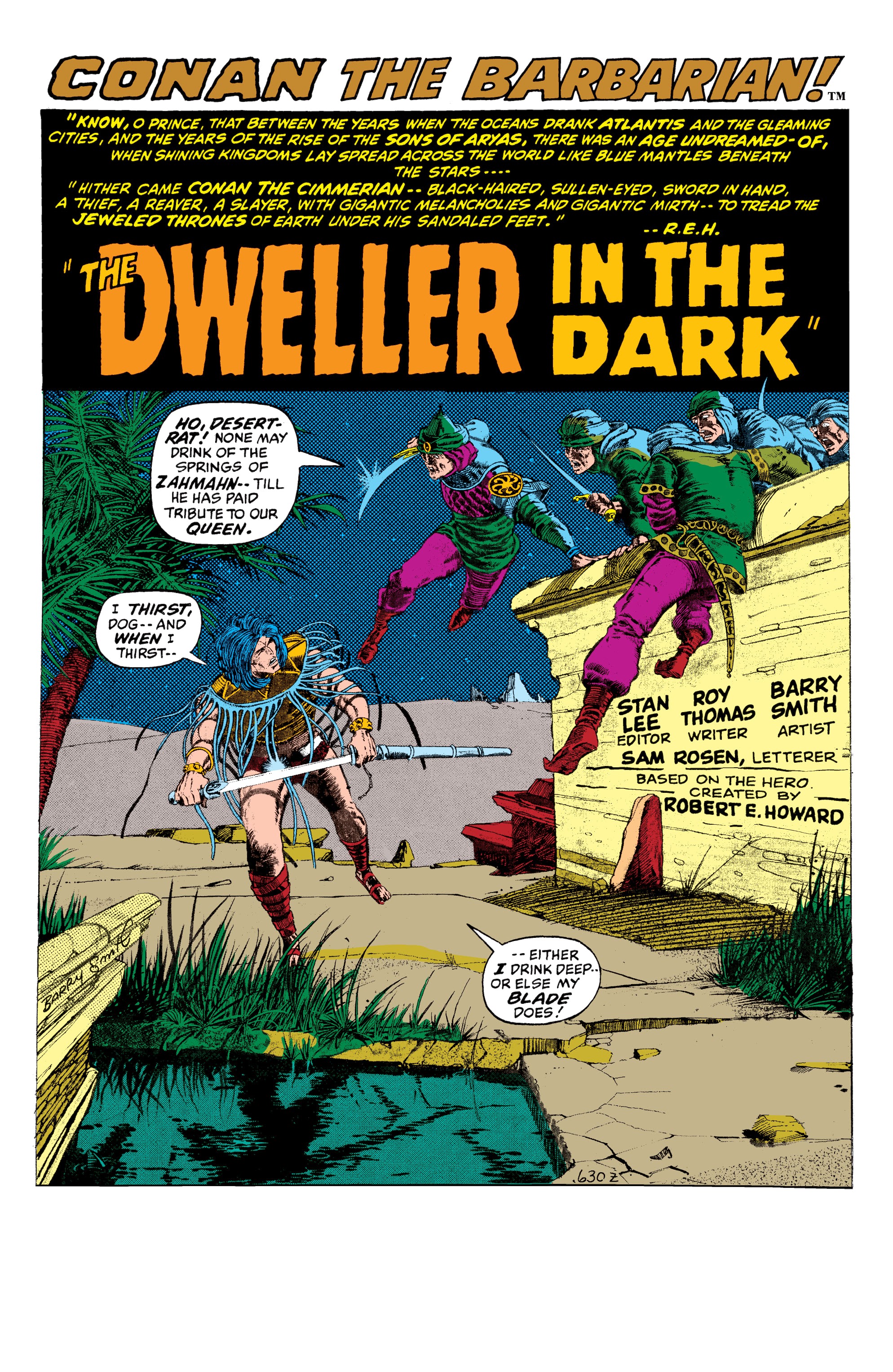 Read online Conan The Barbarian Epic Collection: The Original Marvel Years - The Coming Of Conan comic -  Issue # TPB (Part 3) - 55
