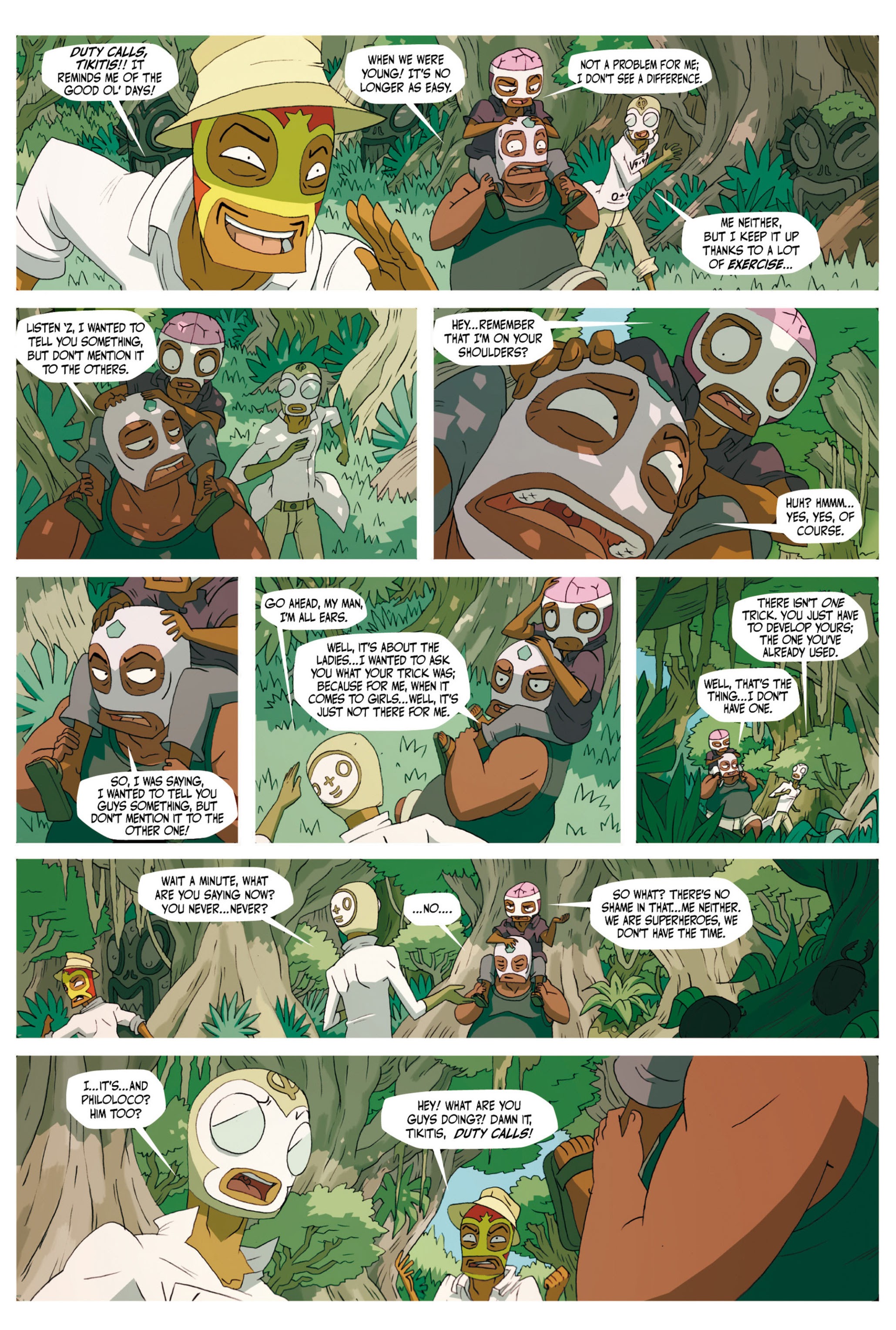 Read online The Tikitis comic -  Issue #1 - 34