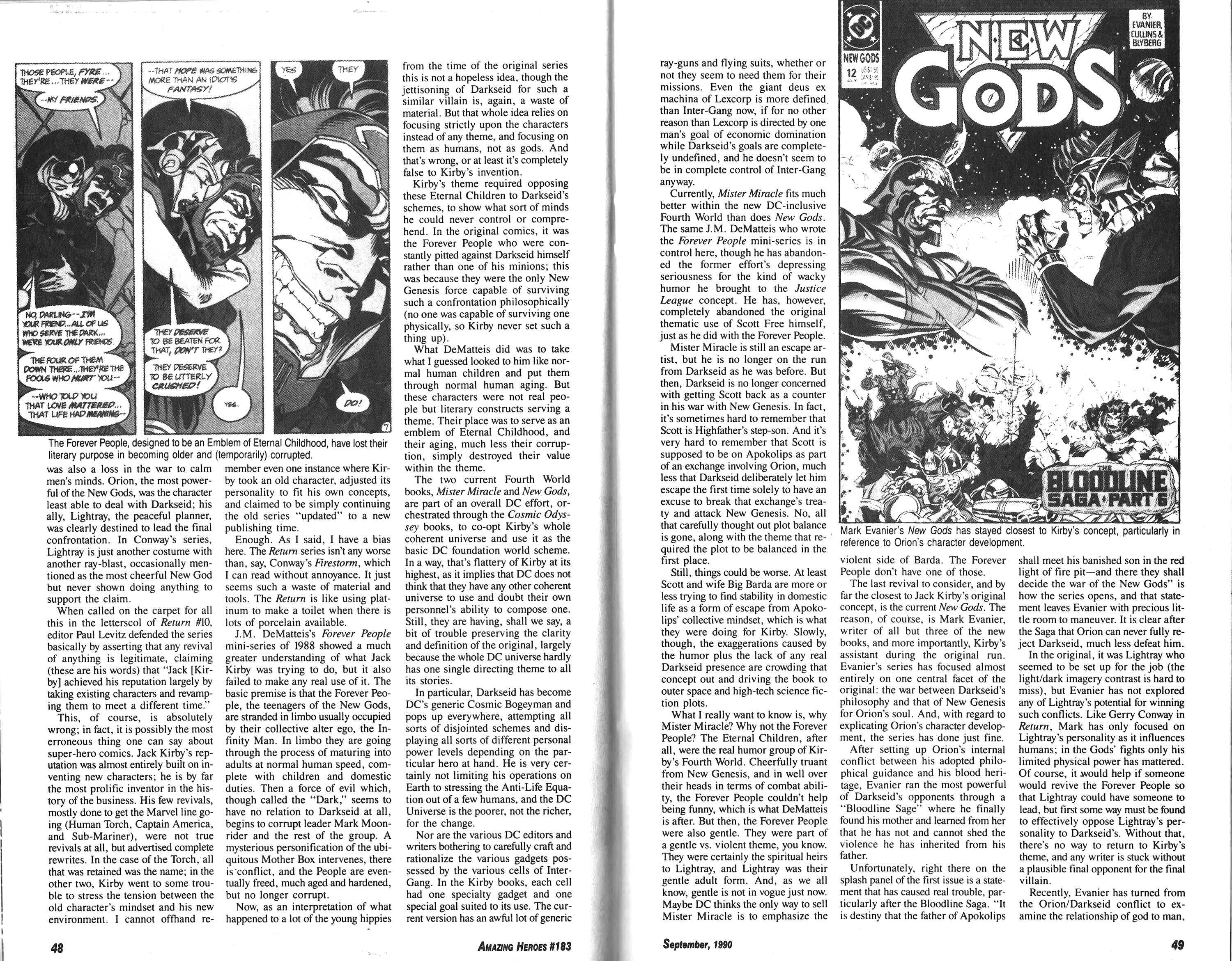 Read online Amazing Heroes comic -  Issue #183 - 25