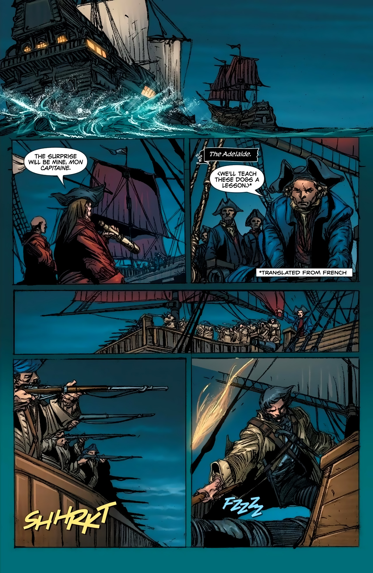 Read online Blackbeard: Legend of the Pyrate King comic -  Issue #3 - 23