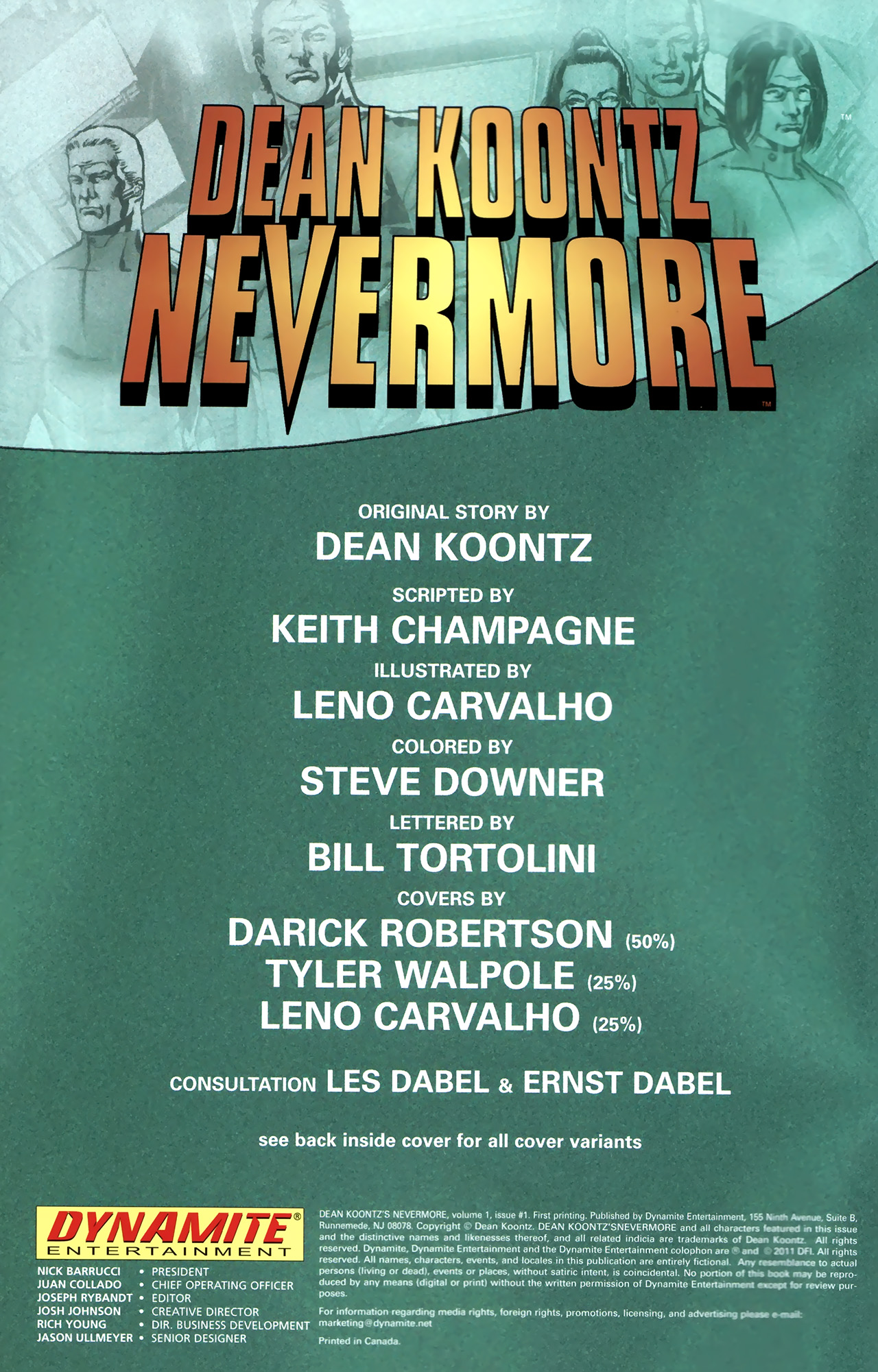 Read online Dean Koontz's Nevermore comic -  Issue #1 - 3