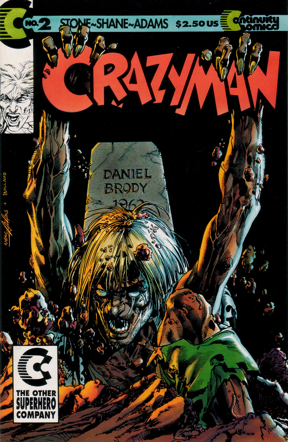 Read online Crazyman comic -  Issue #2 - 1