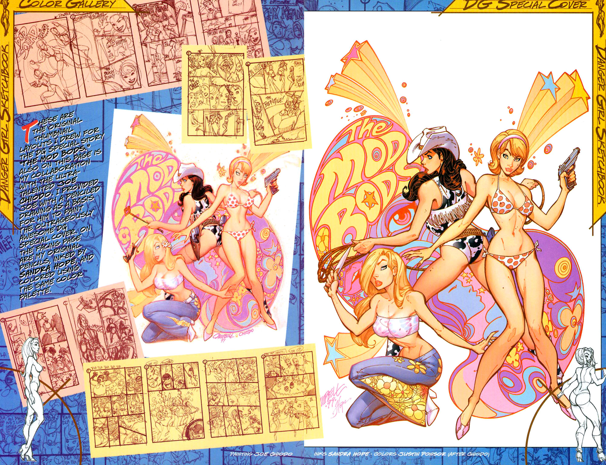 Read online J. Scott Campbell's Danger Girl Sketchbook comic -  Issue # Full - 36