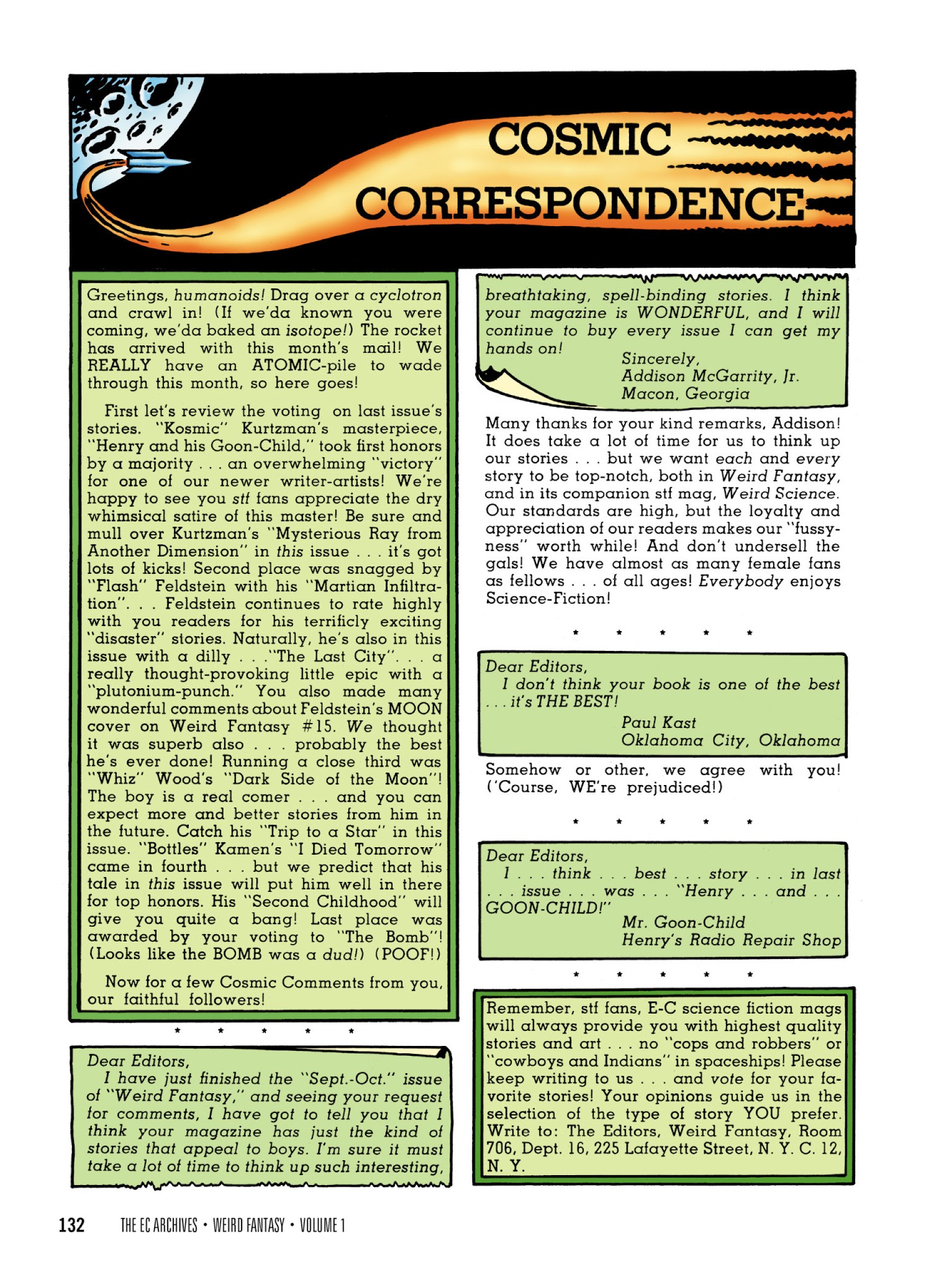 Read online The EC Archives: Weird Fantasy comic -  Issue # TPB 1 - 134