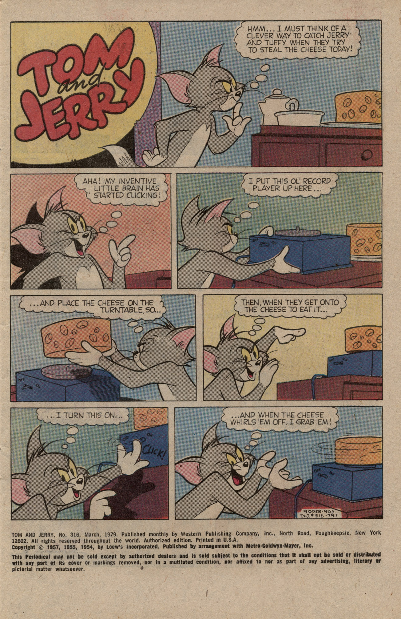 Read online Tom and Jerry comic -  Issue #316 - 3