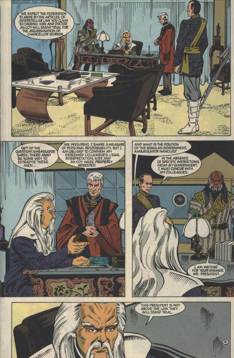 Read online Star Trek VI: The Undiscovered Country comic -  Issue # Full - 20