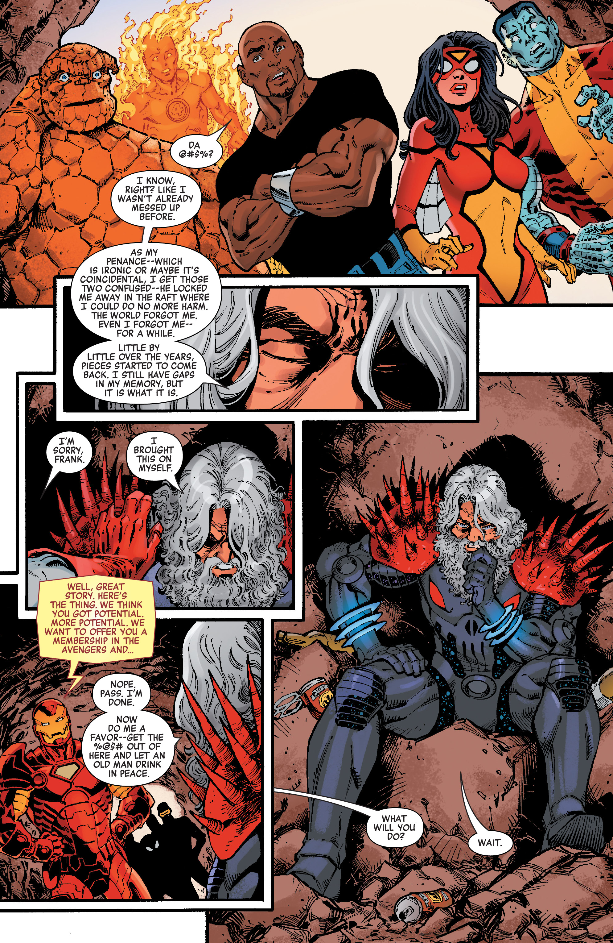 Read online Cosmic Ghost Rider Destroys Marvel History comic -  Issue # _TPB - 124