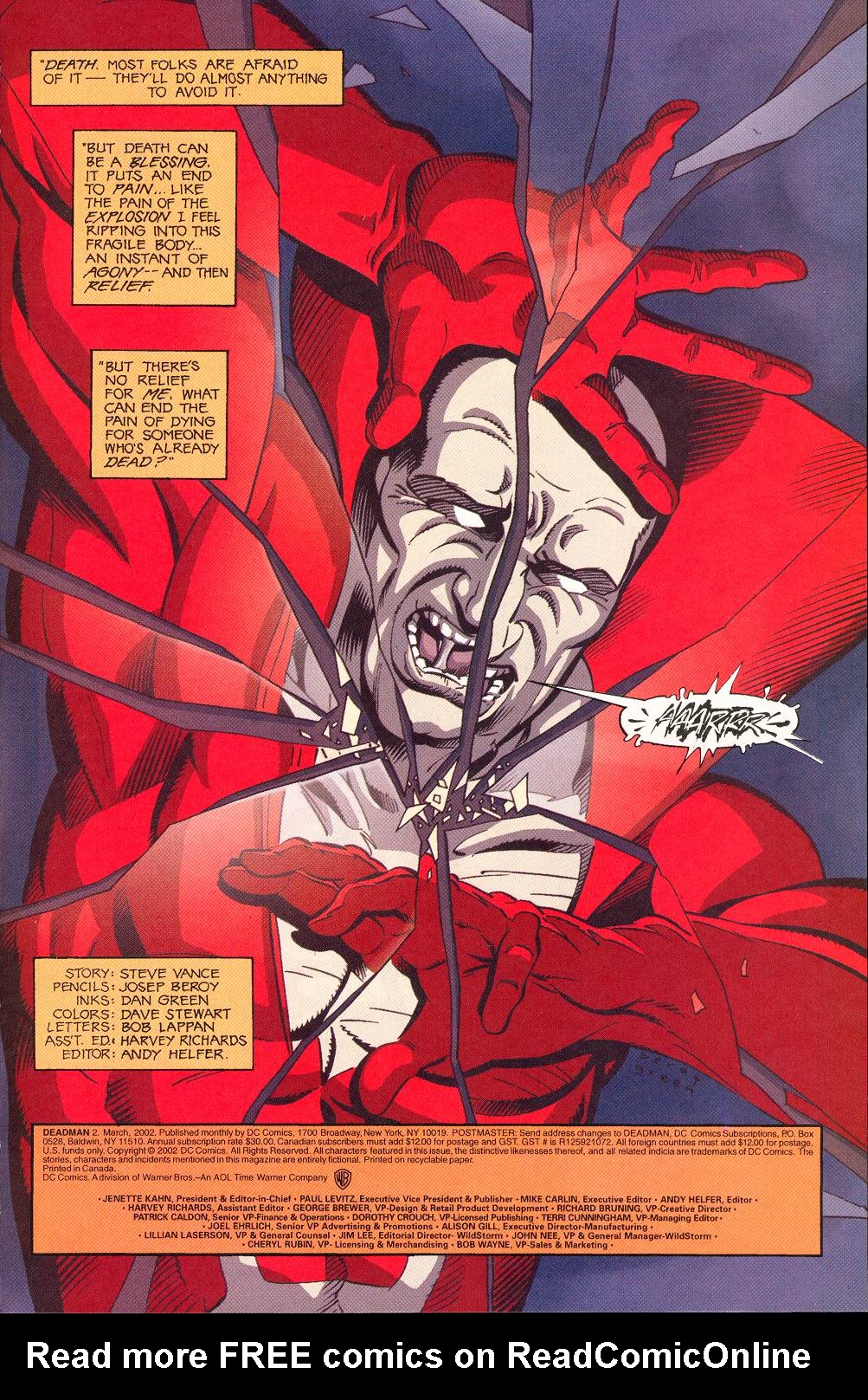 Read online Deadman (2002) comic -  Issue #2 - 2