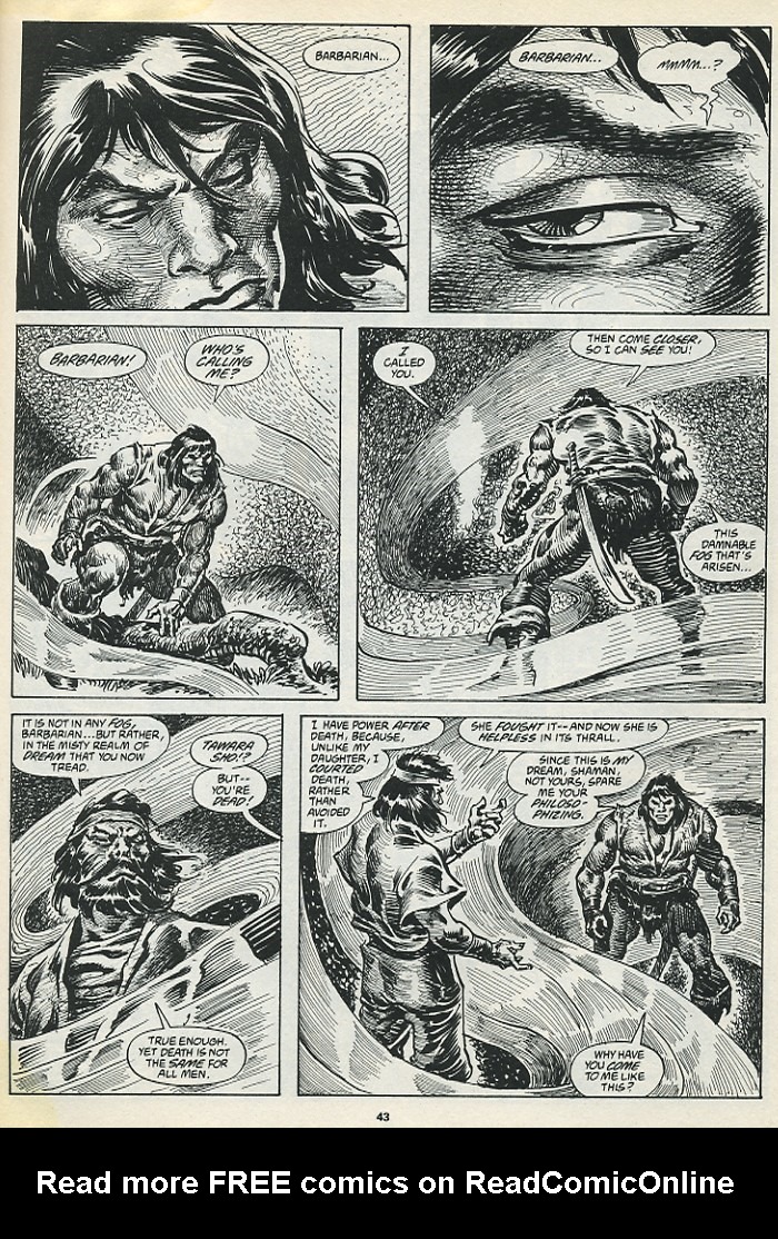 The Savage Sword Of Conan issue 195 - Page 45