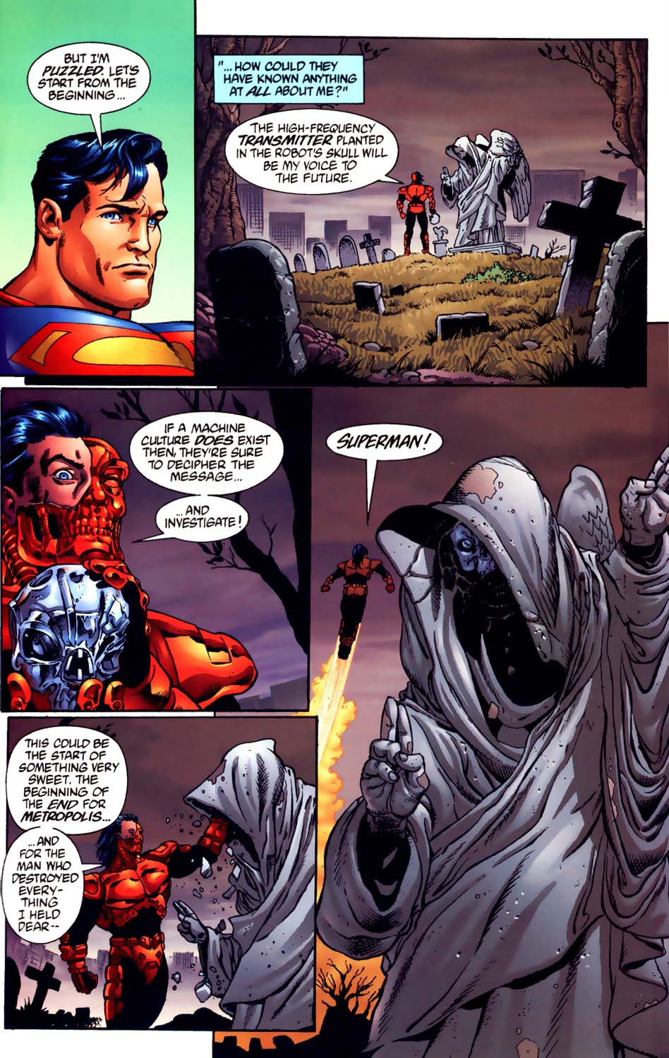 Read online Superman vs. The Terminator: Death to the Future comic -  Issue #1 - 20