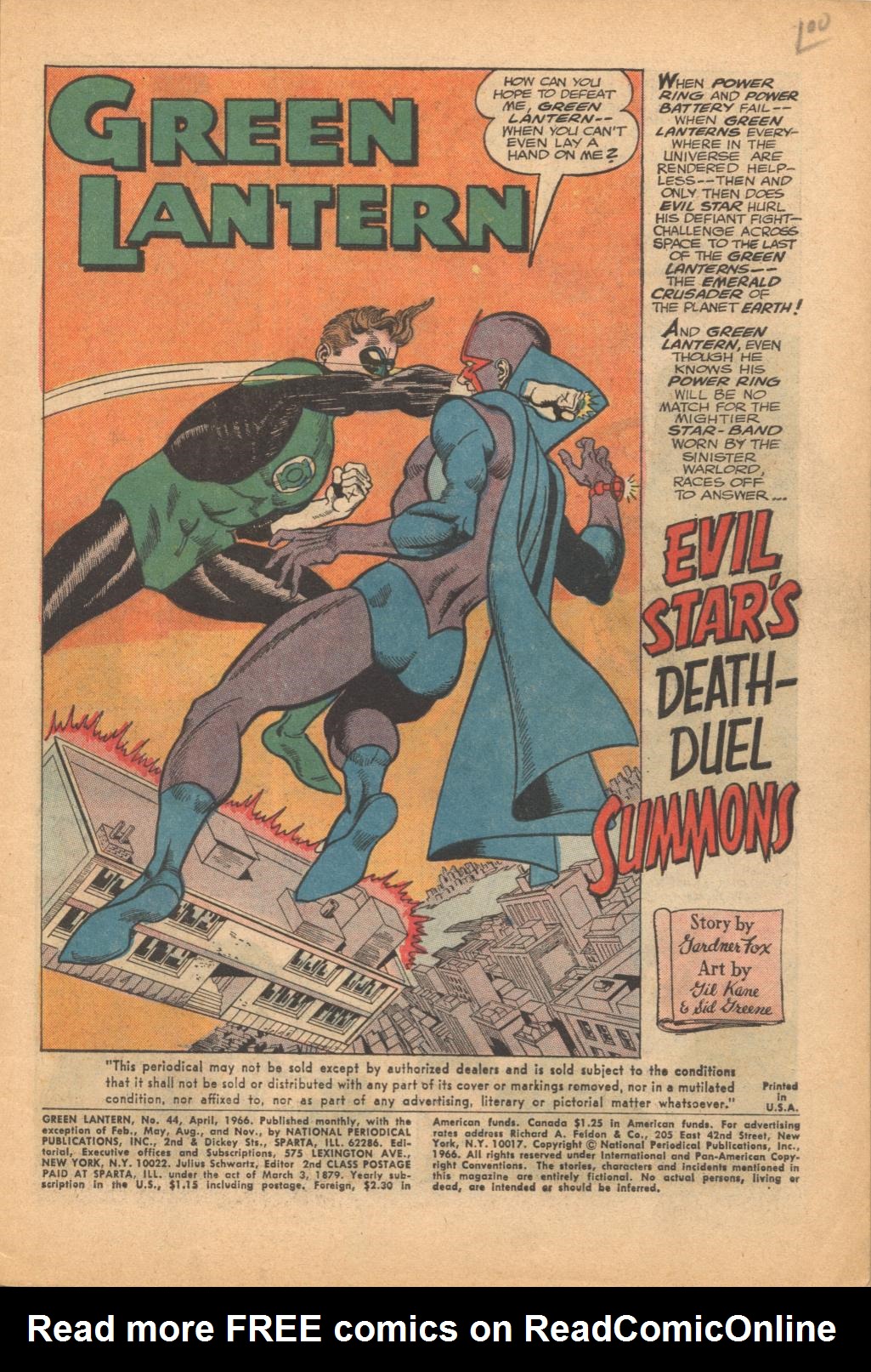 Read online Green Lantern (1960) comic -  Issue #44 - 3