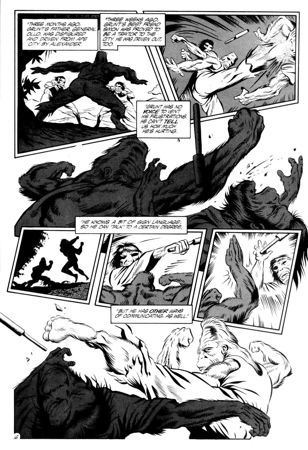 Read online Planet of the Apes (1990) comic -  Issue #6 - 18