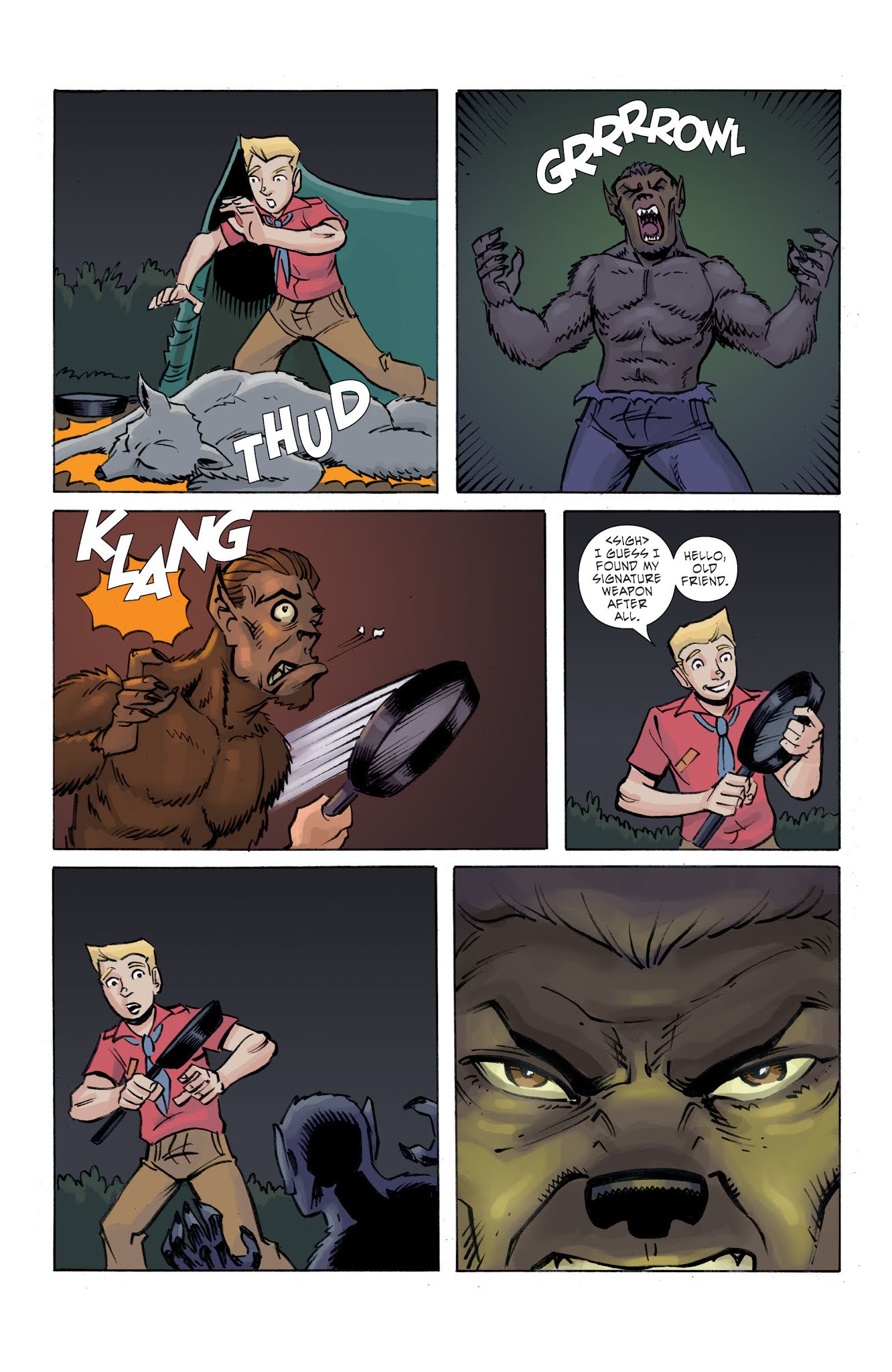 Read online Ghoul Scouts: I Was A Tweenage Werewolf! comic -  Issue #4 - 17
